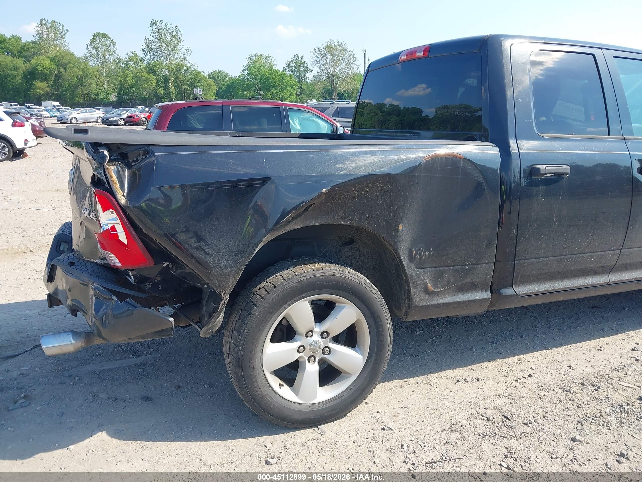 2015 Ram 1500 Express Black vin: 1C6RR7FT8FS679477