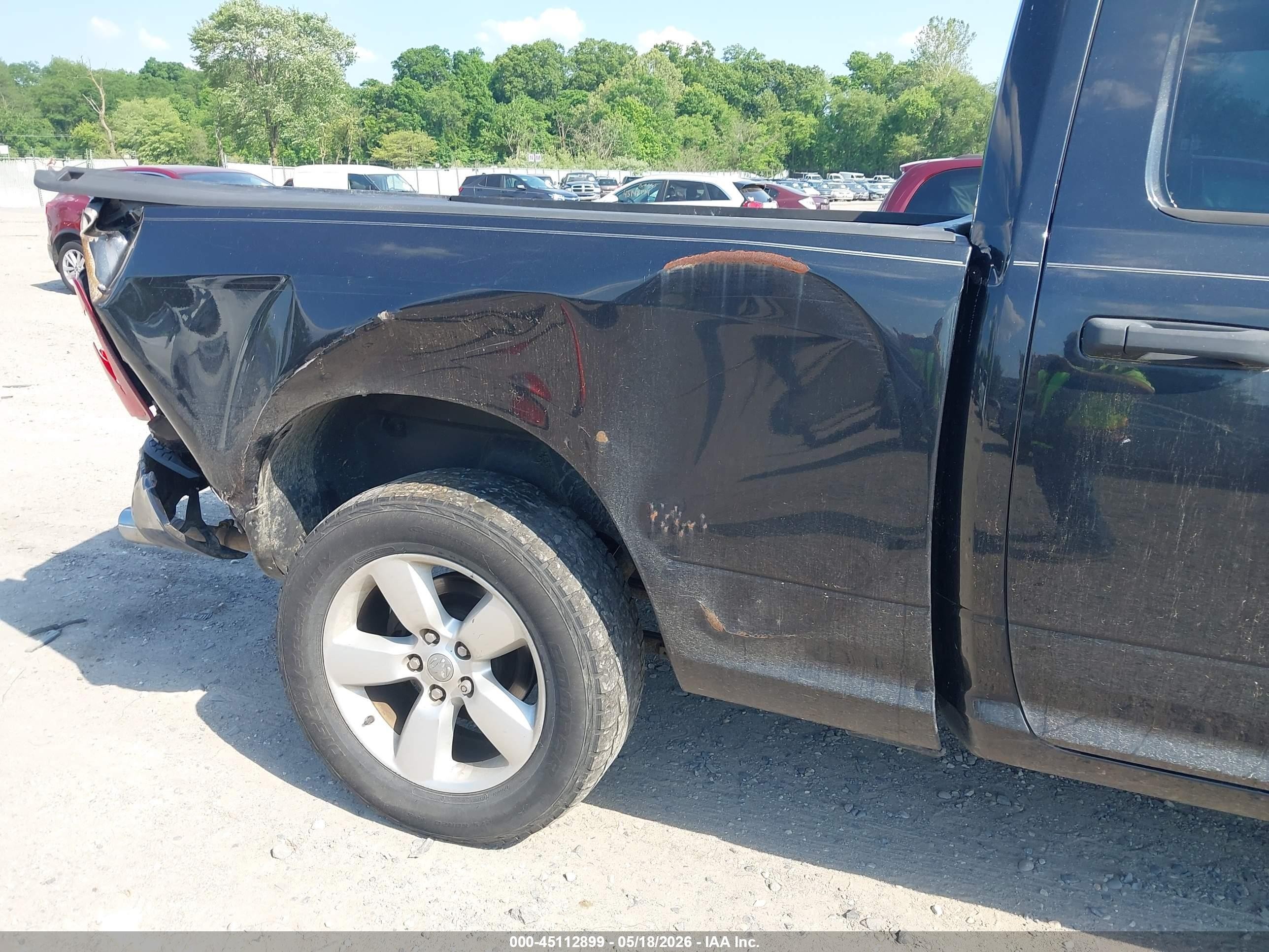 2015 Ram 1500 Express Black vin: 1C6RR7FT8FS679477