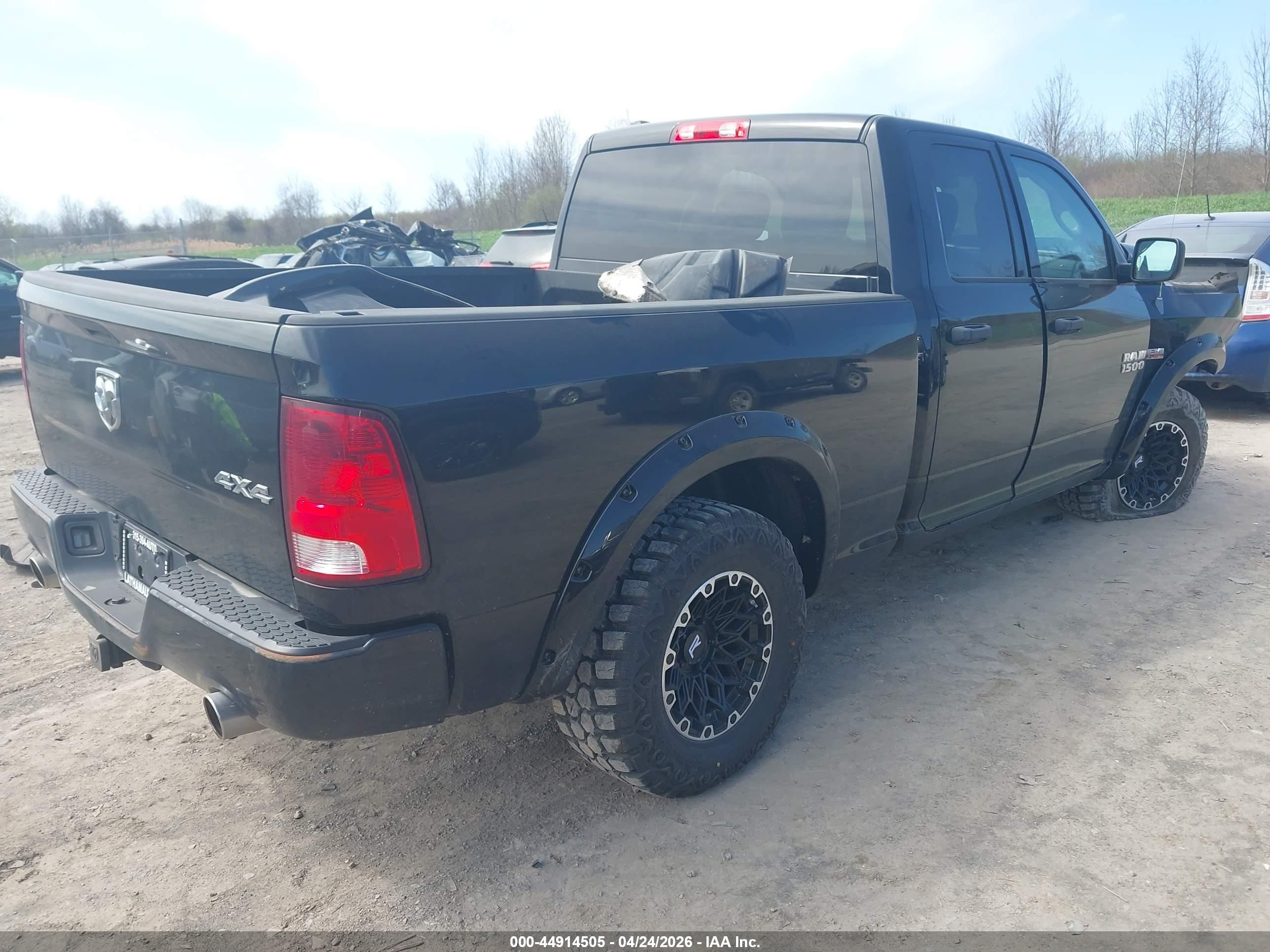 2014 Ram 1500 Express Black vin: 1C6RR7FT9ES126237
