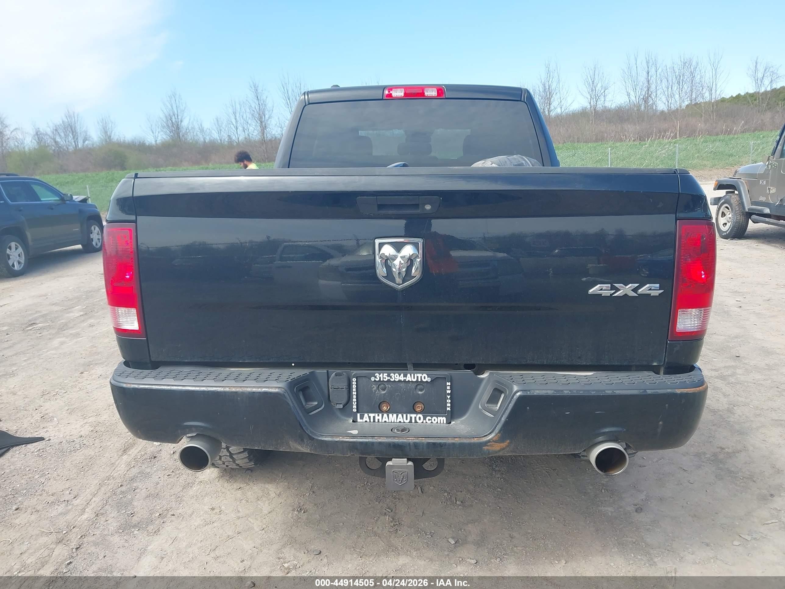 2014 Ram 1500 Express Black vin: 1C6RR7FT9ES126237