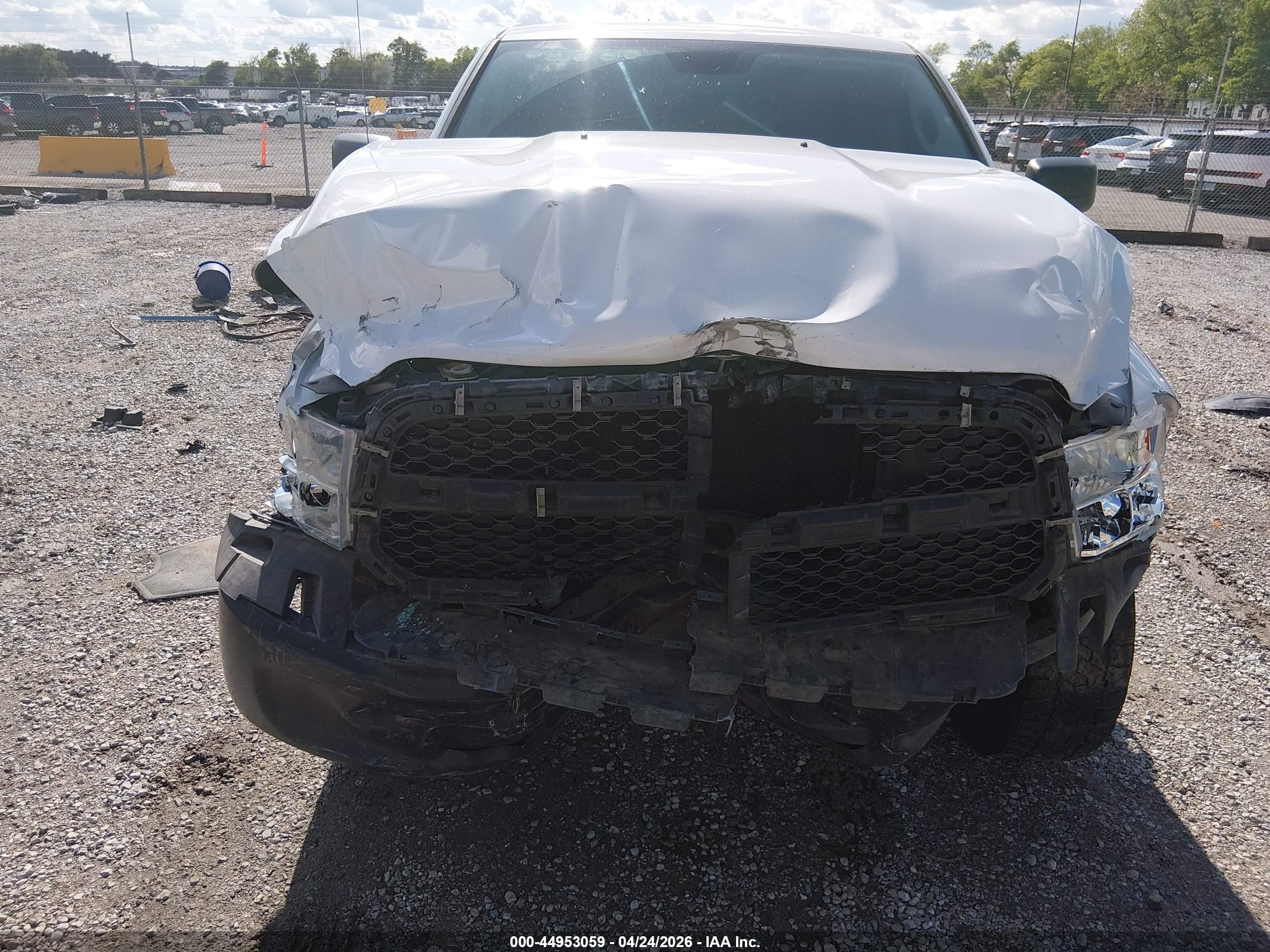 2014 Ram 1500 Tradesman White vin: 1C6RR7FT9ES131292