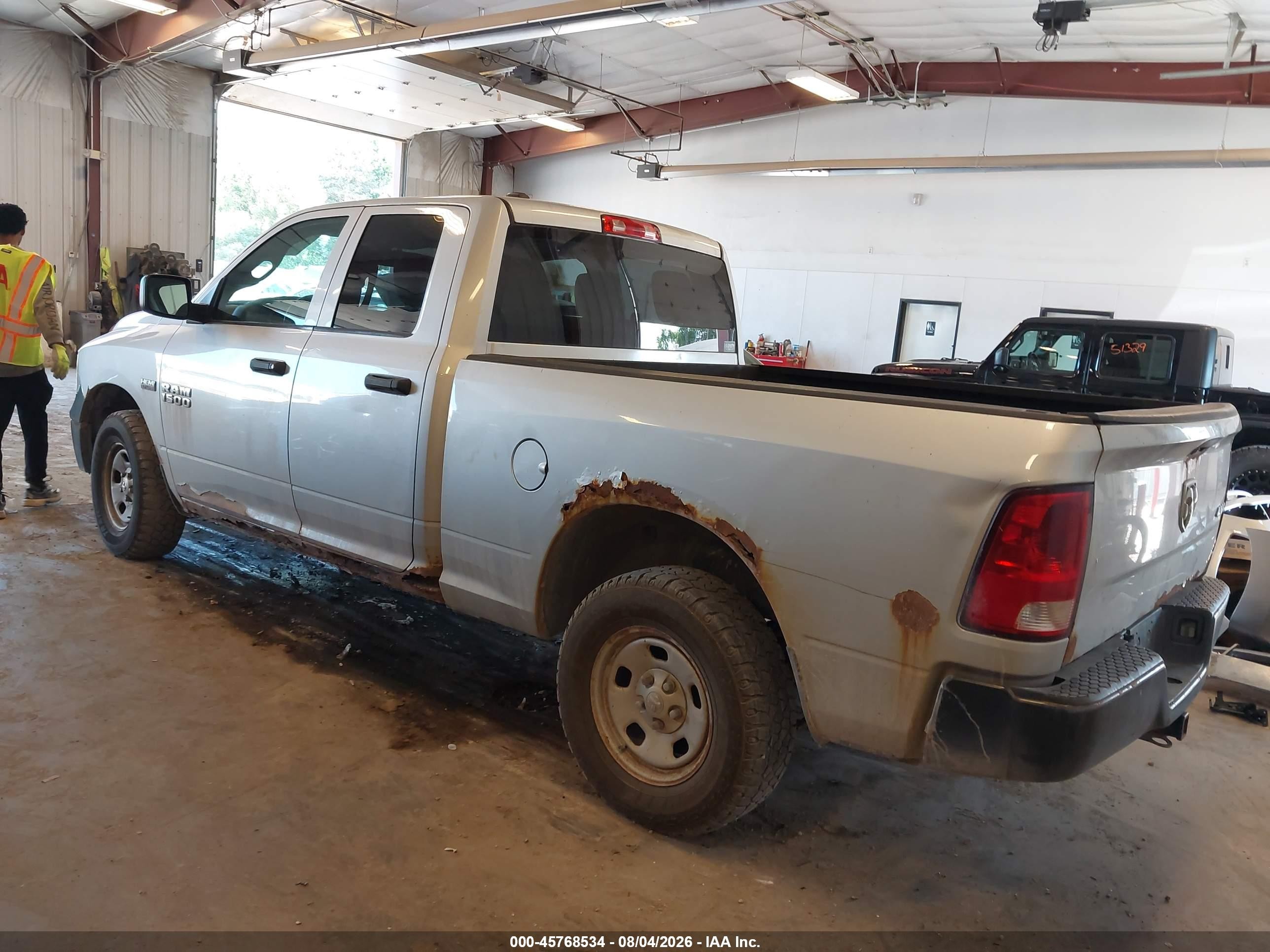 2014 Ram 1500 Tradesman Silver vin: 1C6RR7FT9ES137738