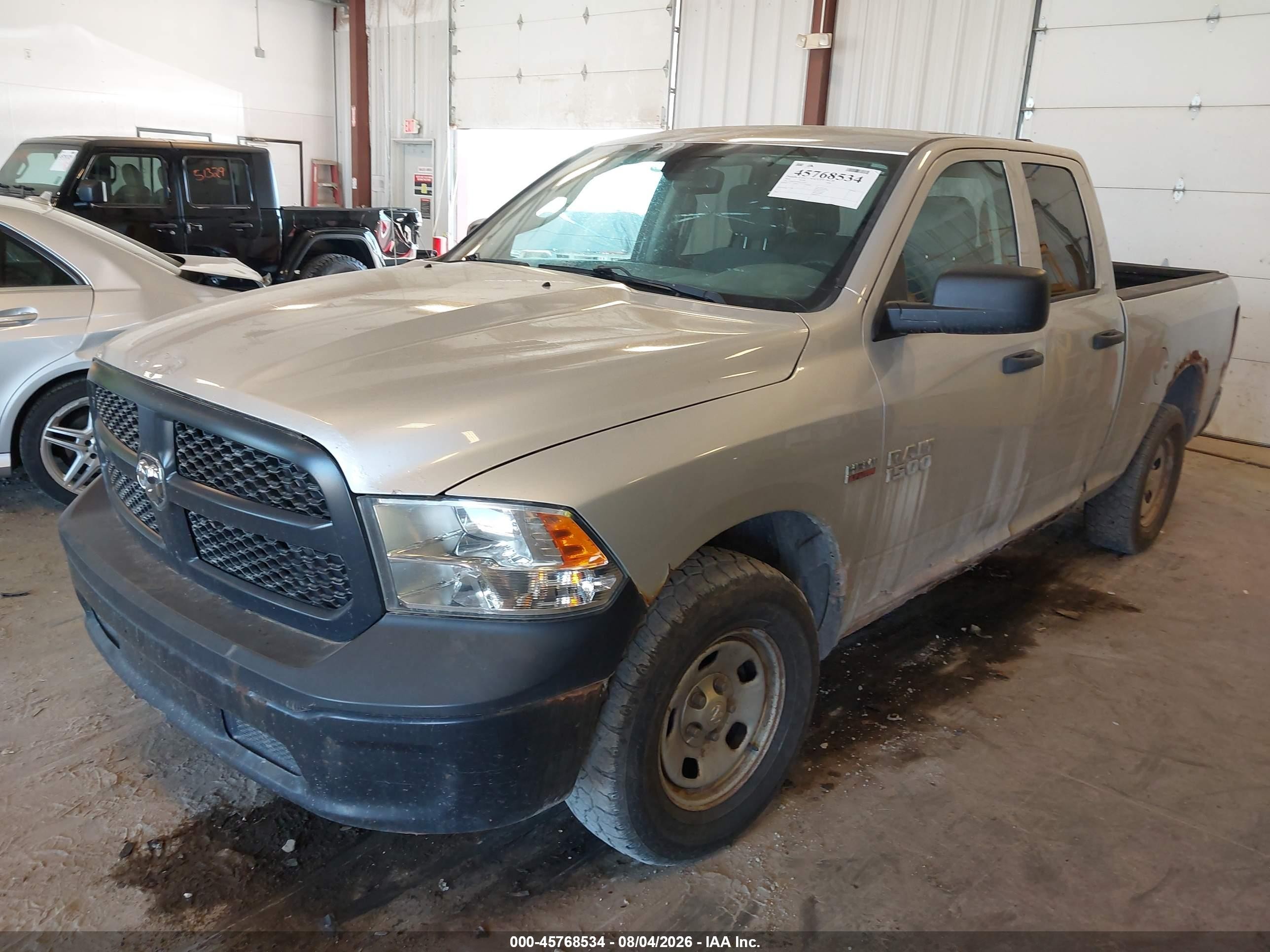 2014 Ram 1500 Tradesman Silver vin: 1C6RR7FT9ES137738