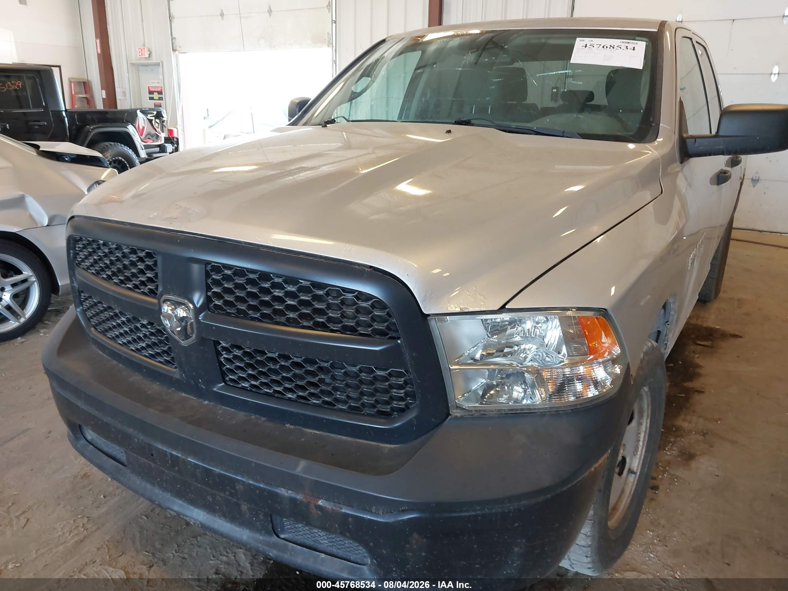 2014 Ram 1500 Tradesman Silver vin: 1C6RR7FT9ES137738