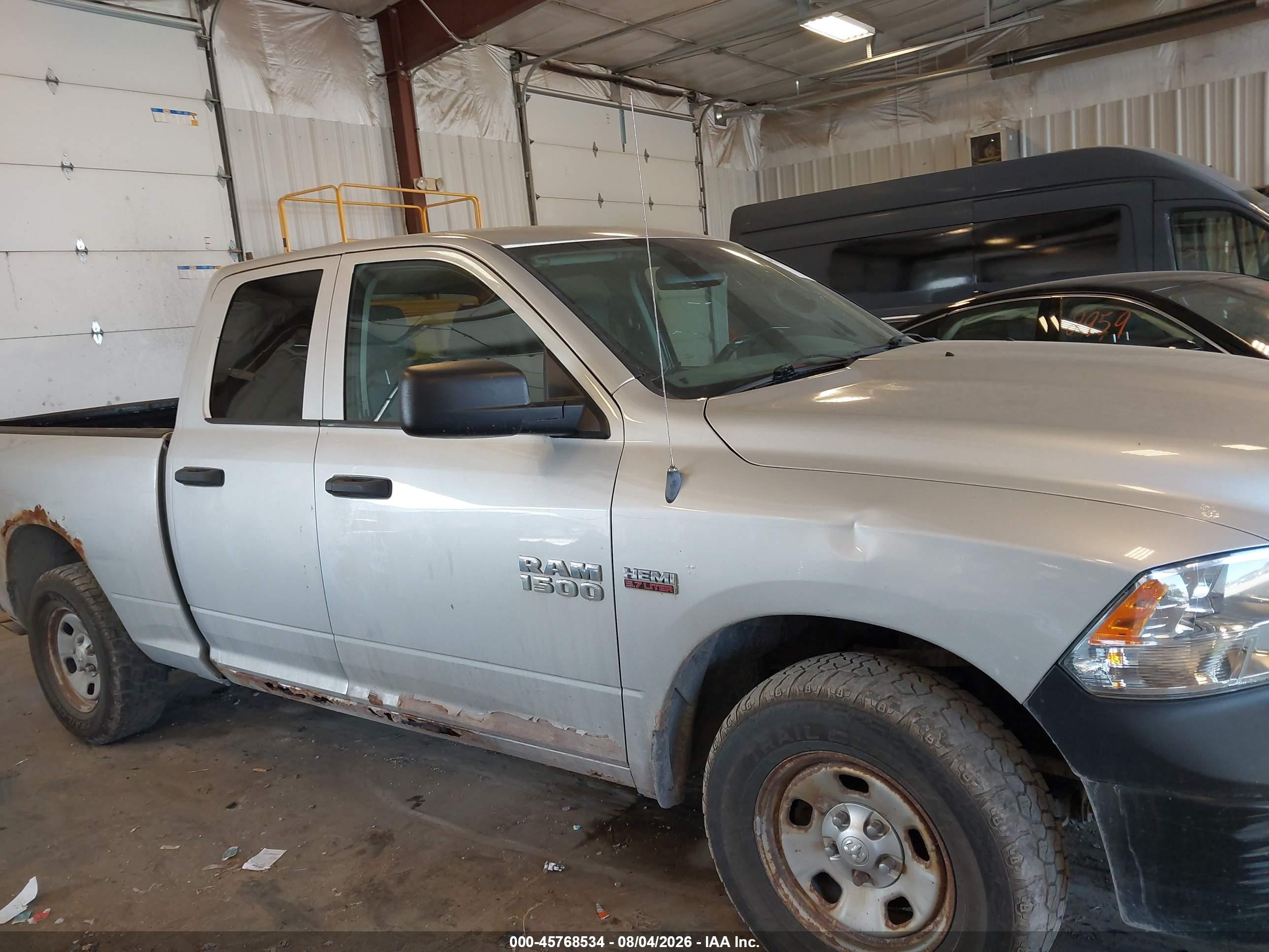 2014 Ram 1500 Tradesman Silver vin: 1C6RR7FT9ES137738