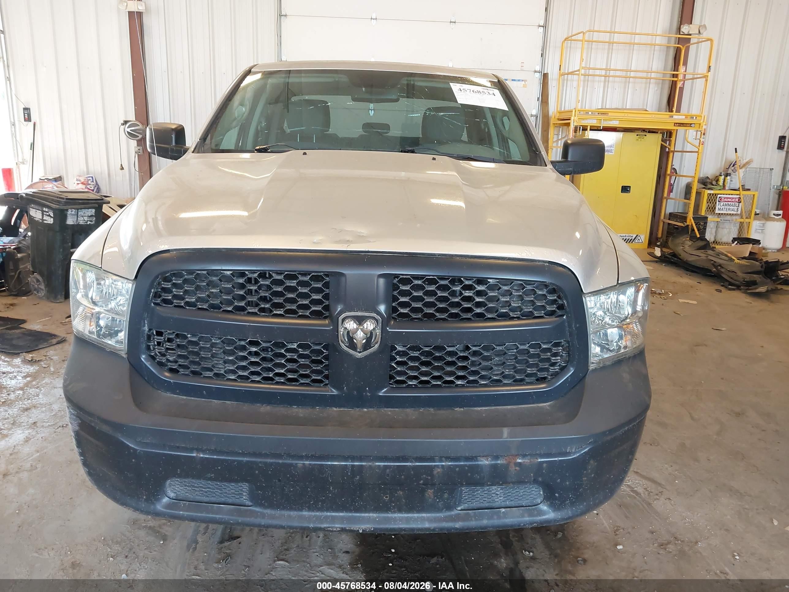 2014 Ram 1500 Tradesman Silver vin: 1C6RR7FT9ES137738