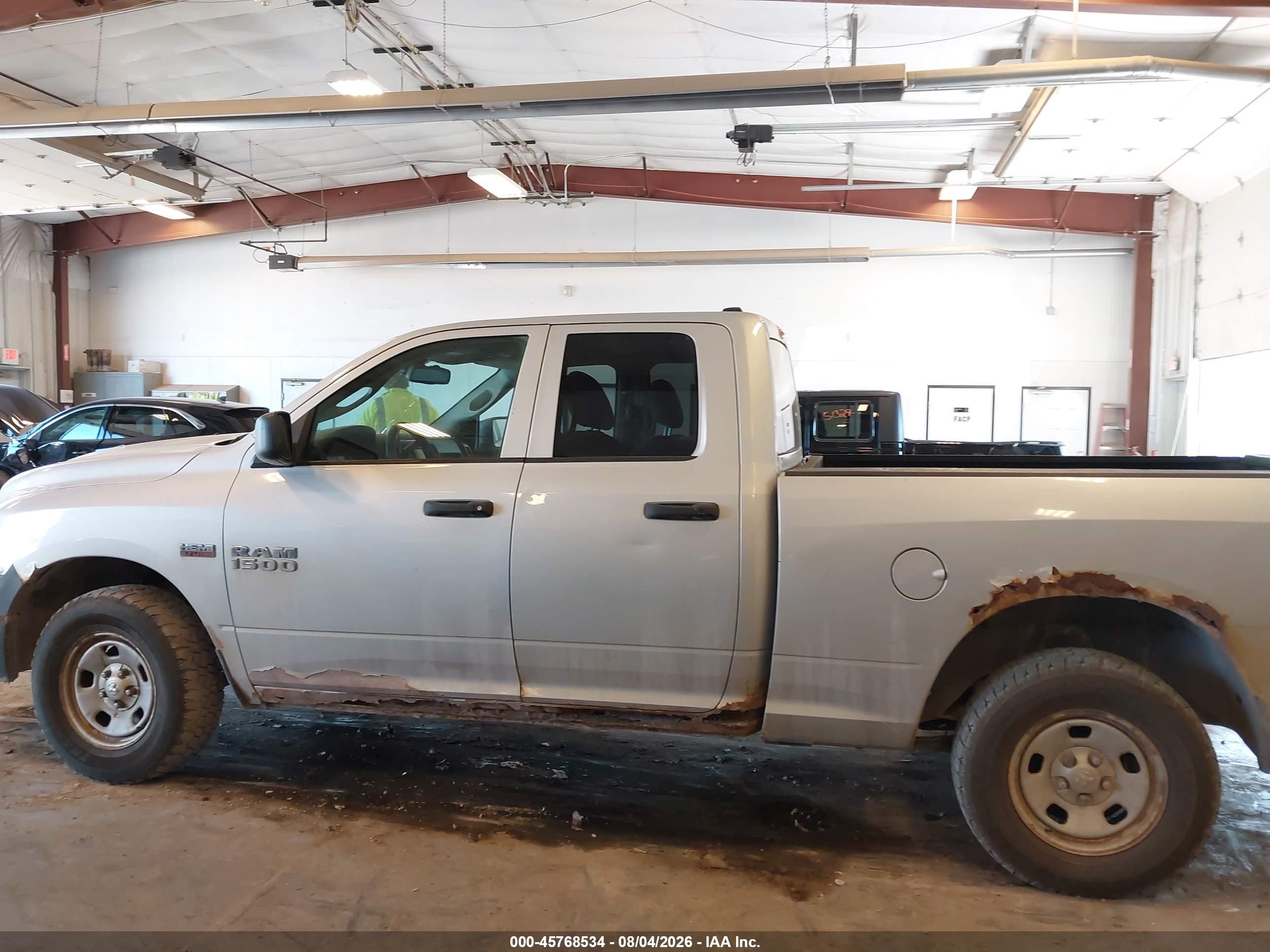 2014 Ram 1500 Tradesman Silver vin: 1C6RR7FT9ES137738