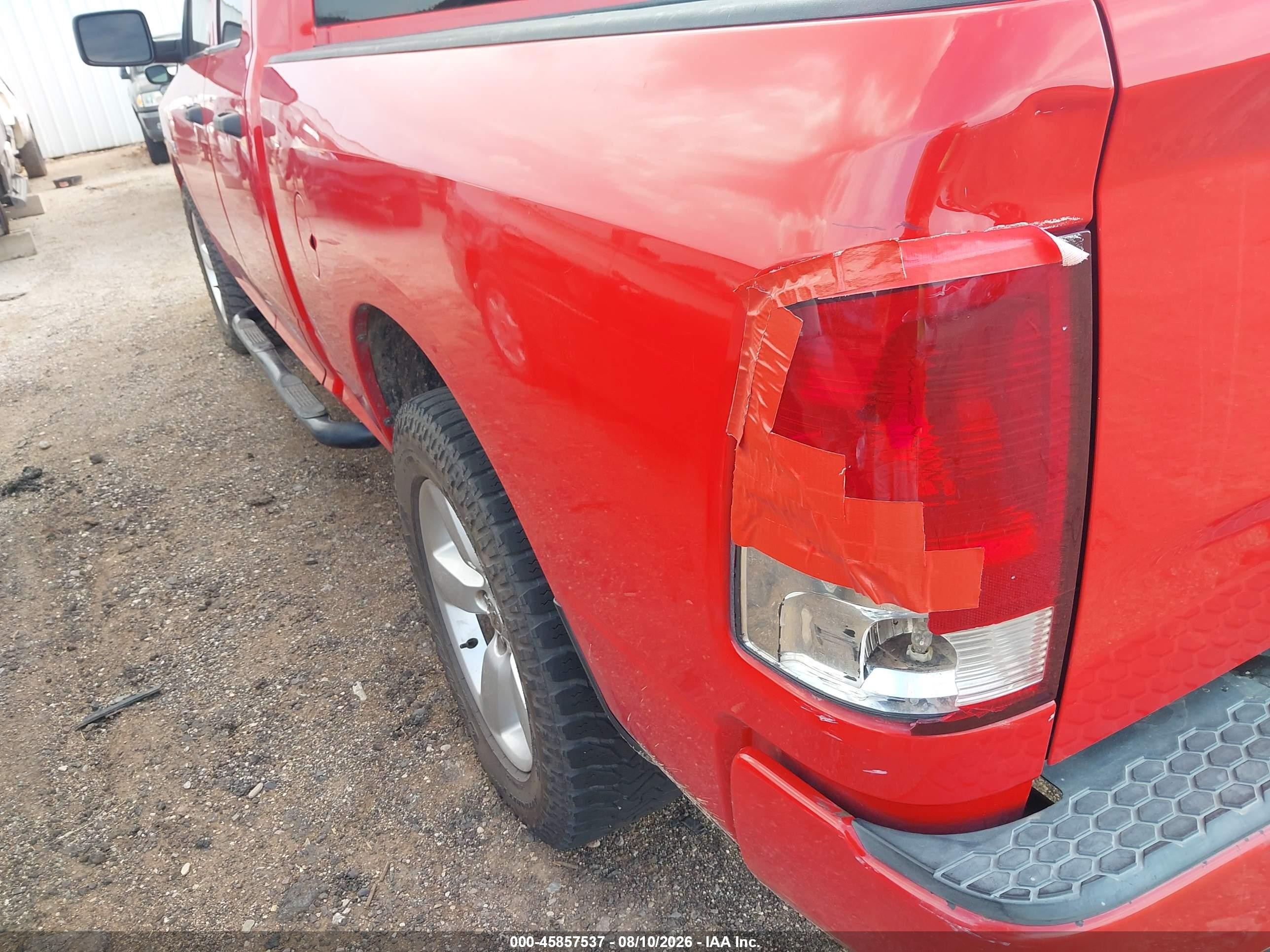 2014 Ram 1500 Express Red vin: 1C6RR7FT9ES344923