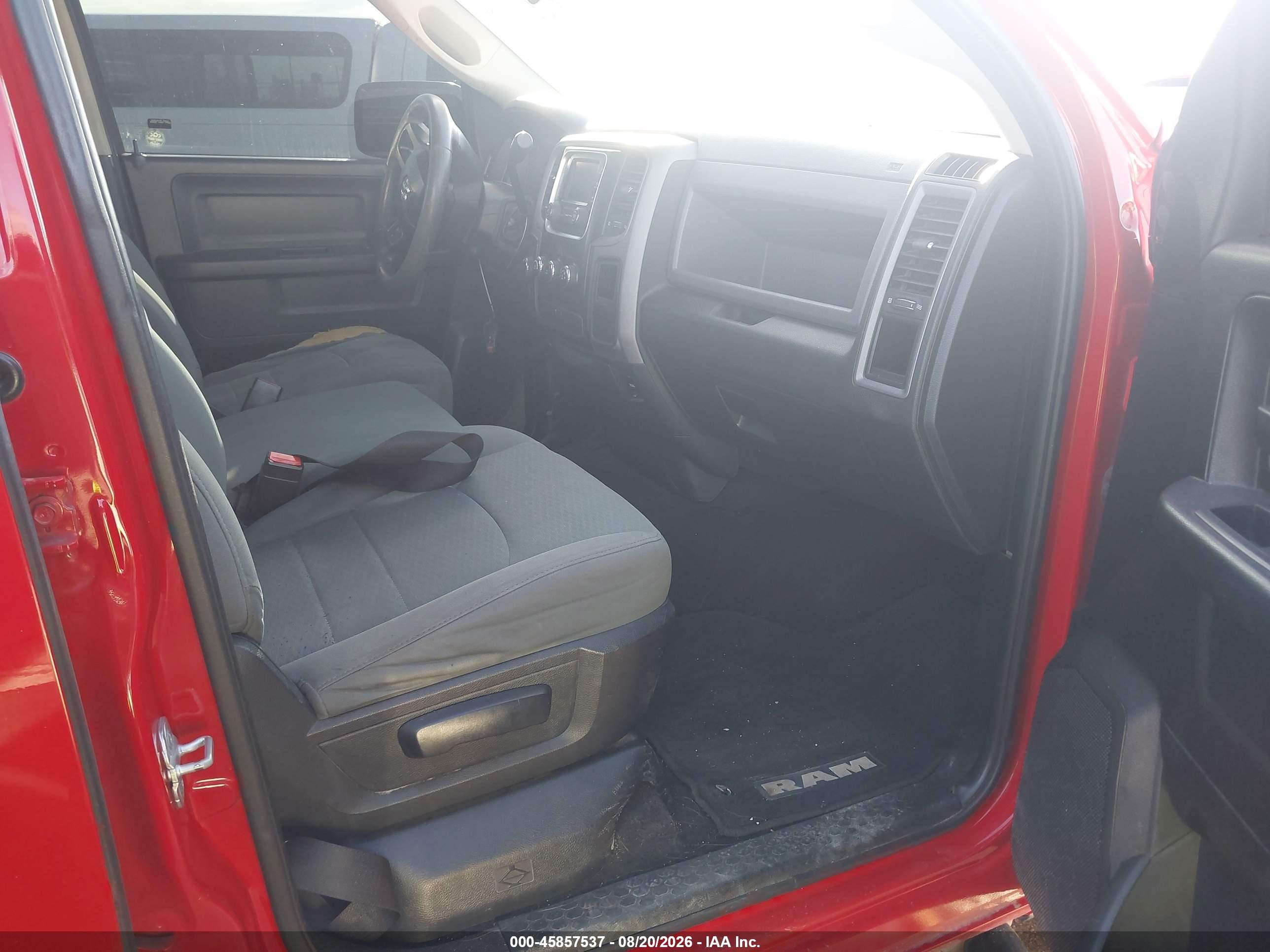 2014 Ram 1500 Express Red vin: 1C6RR7FT9ES344923