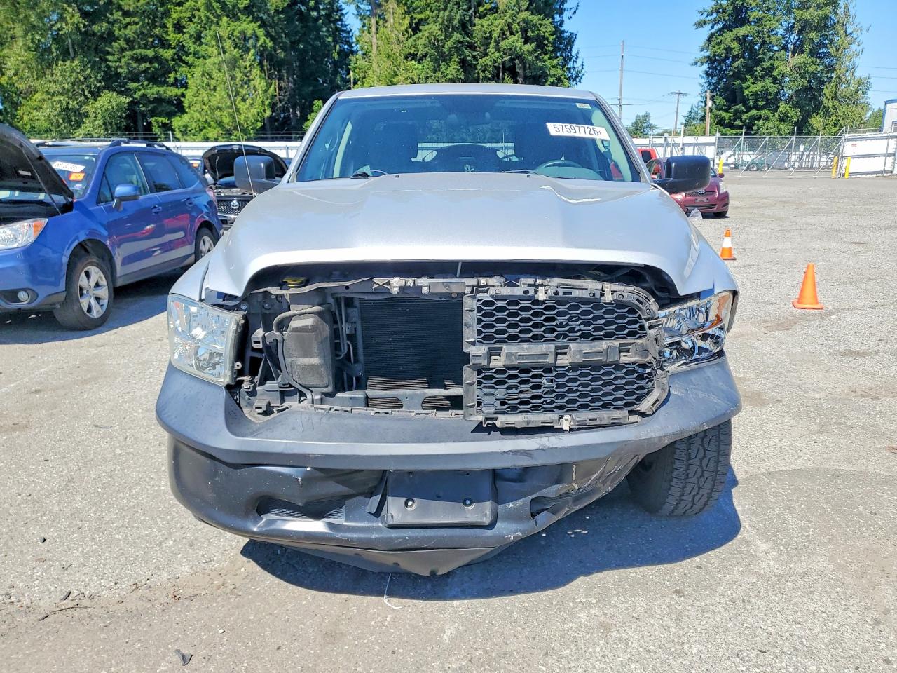 2015 Ram 1500 St Silver vin: 1C6RR7FT9FS588959