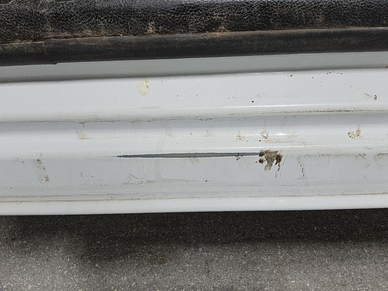 2015 Ram 1500 St White vin: 1C6RR7FT9FS710249 Damage: Left Rocker Panel, Heavy Scratch, 1 To 2 Inches