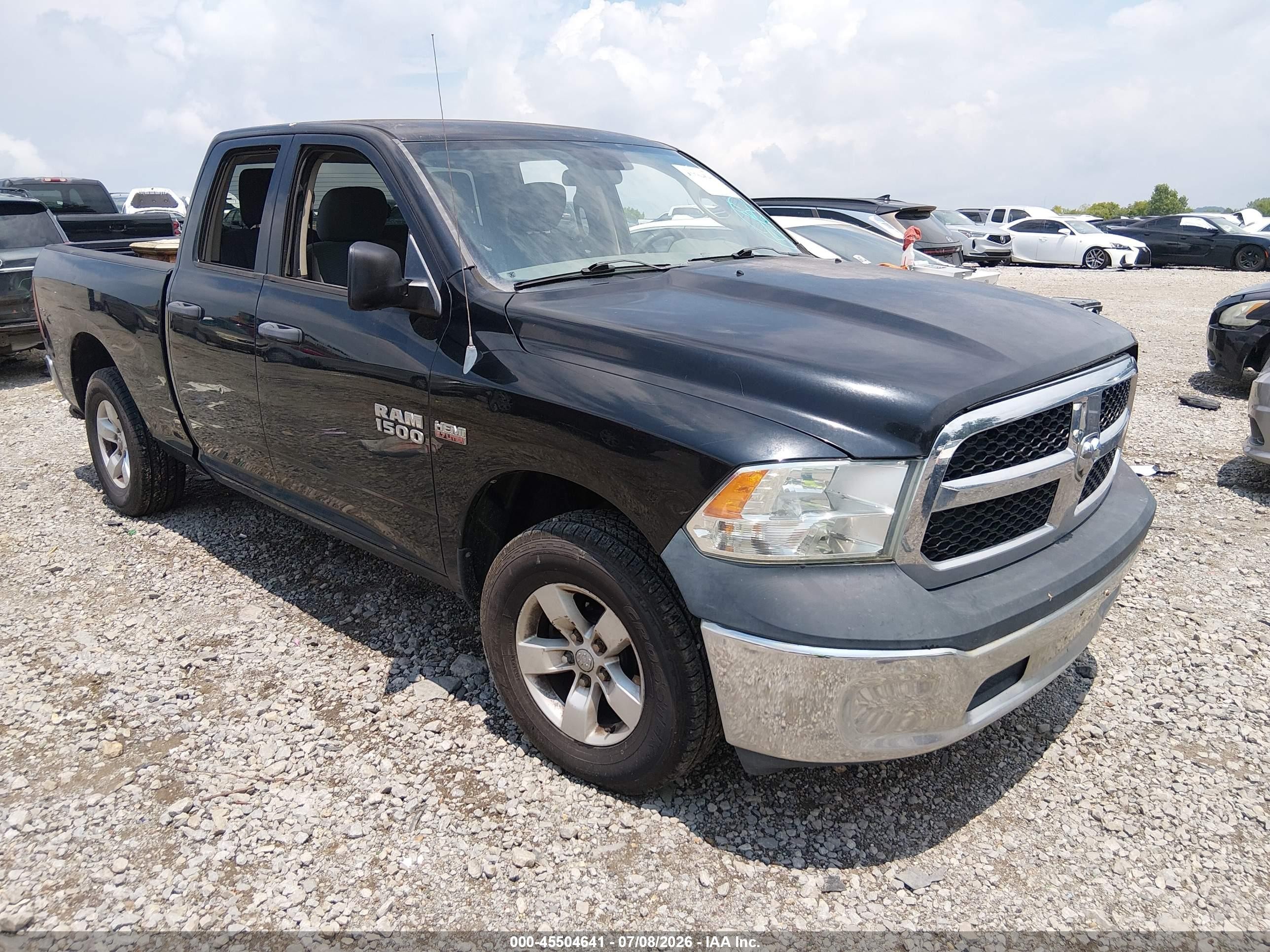 2013 Ram 1500 St Black vin: 1C6RR7FTXDS589891
