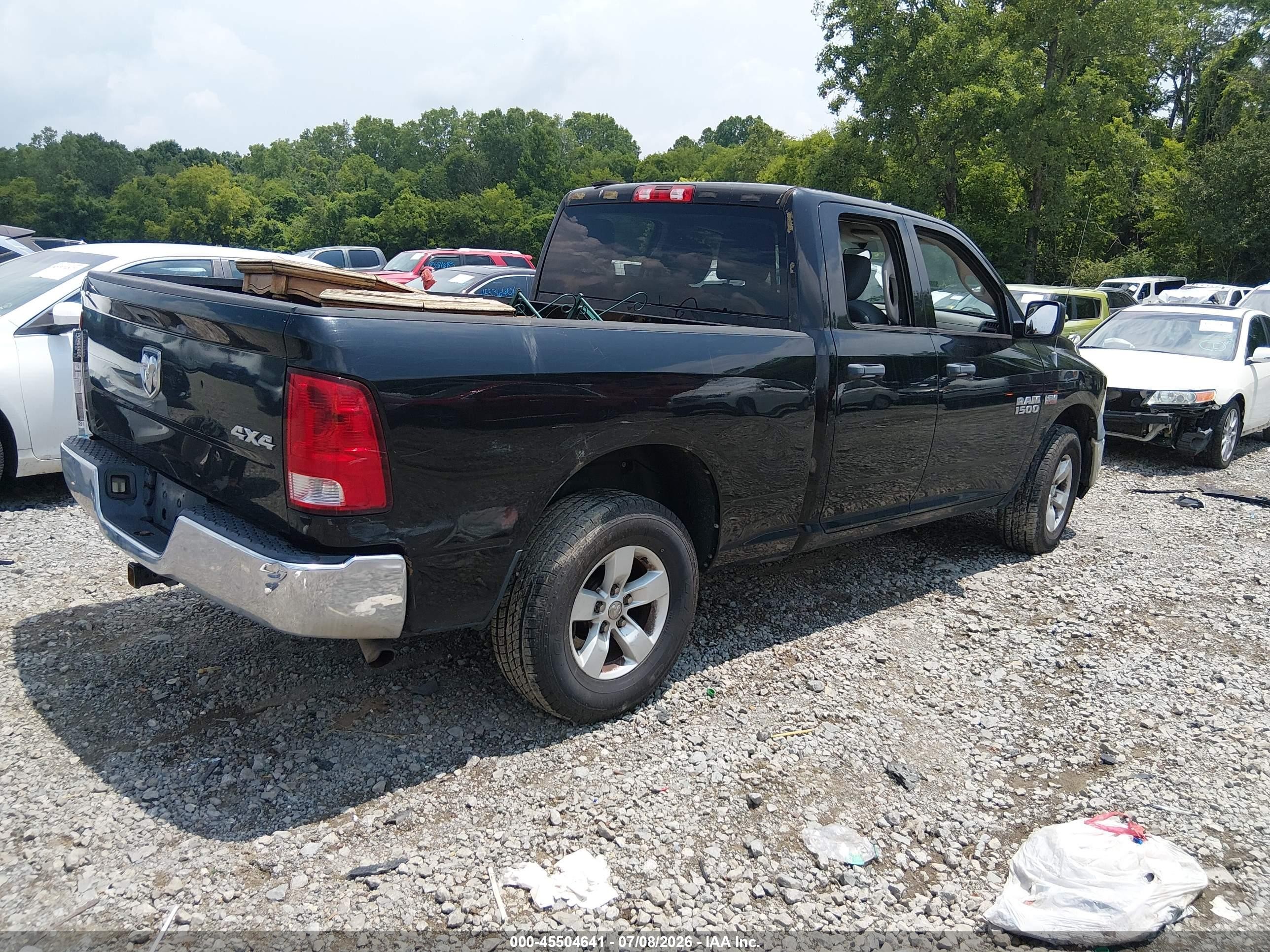 2013 Ram 1500 St Black vin: 1C6RR7FTXDS589891
