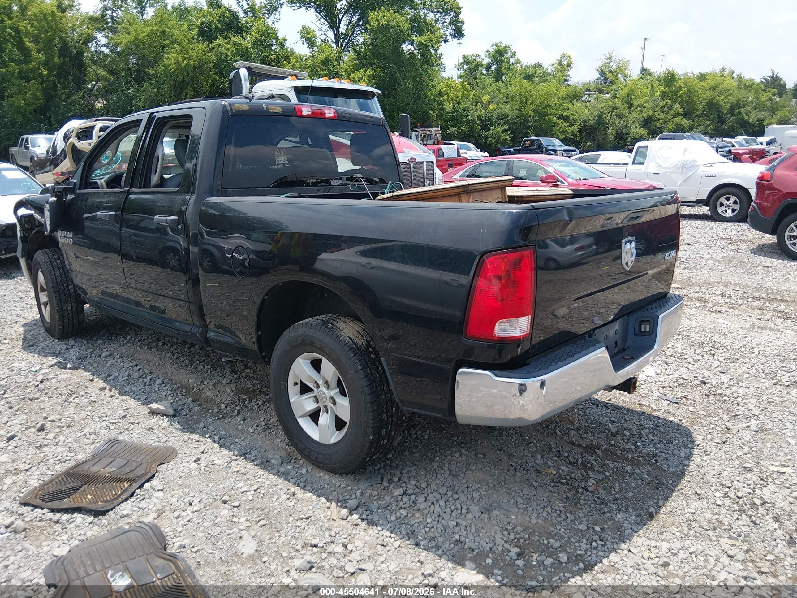 2013 Ram 1500 St Black vin: 1C6RR7FTXDS589891