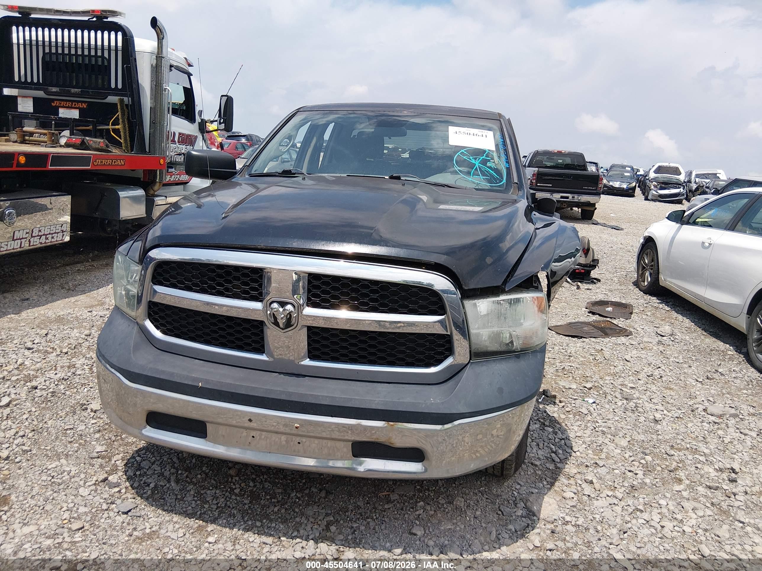 2013 Ram 1500 St Black vin: 1C6RR7FTXDS589891