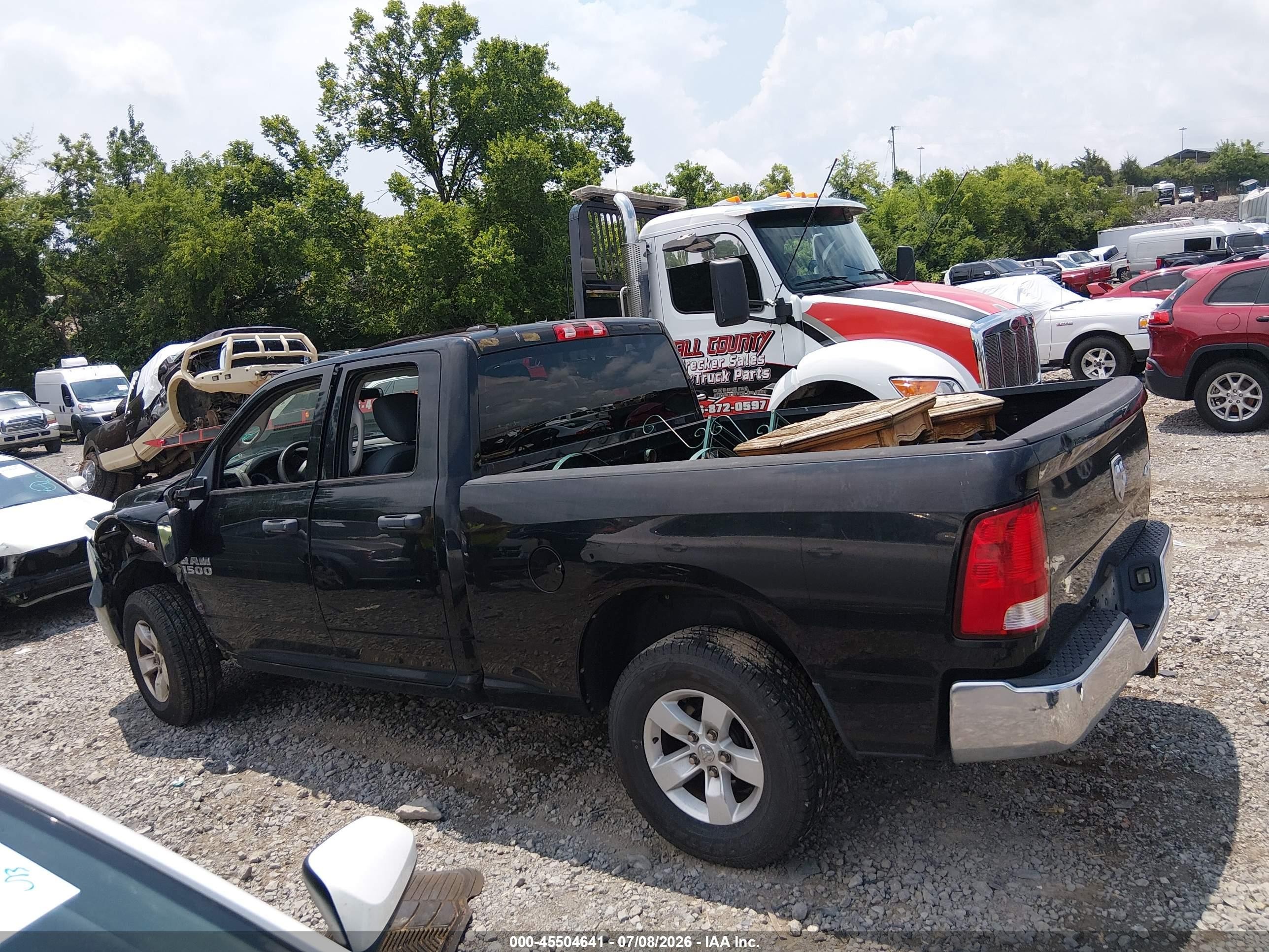2013 Ram 1500 St Black vin: 1C6RR7FTXDS589891