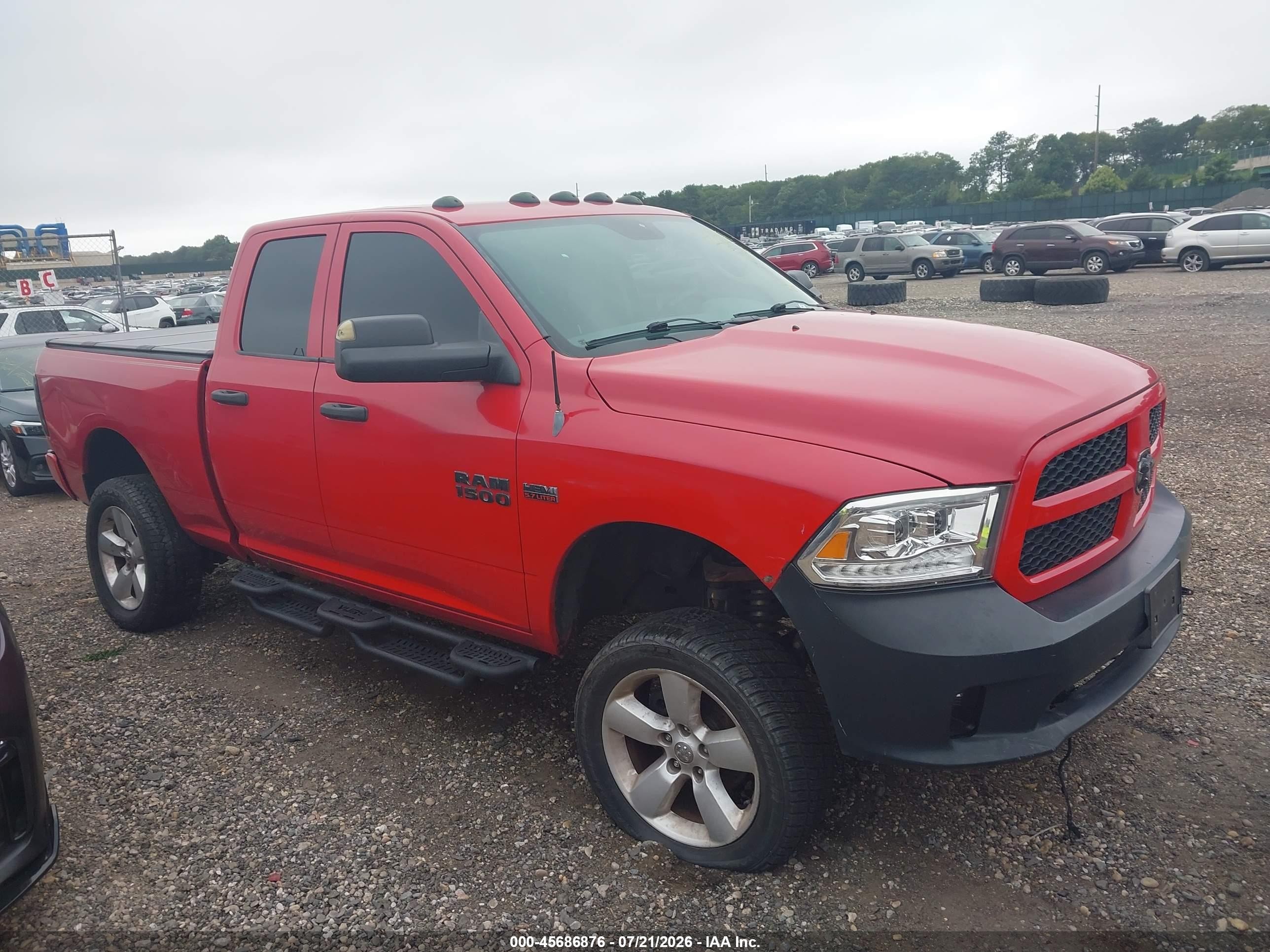 2013 Ram 1500 Express Red vin: 1C6RR7FTXDS668817
