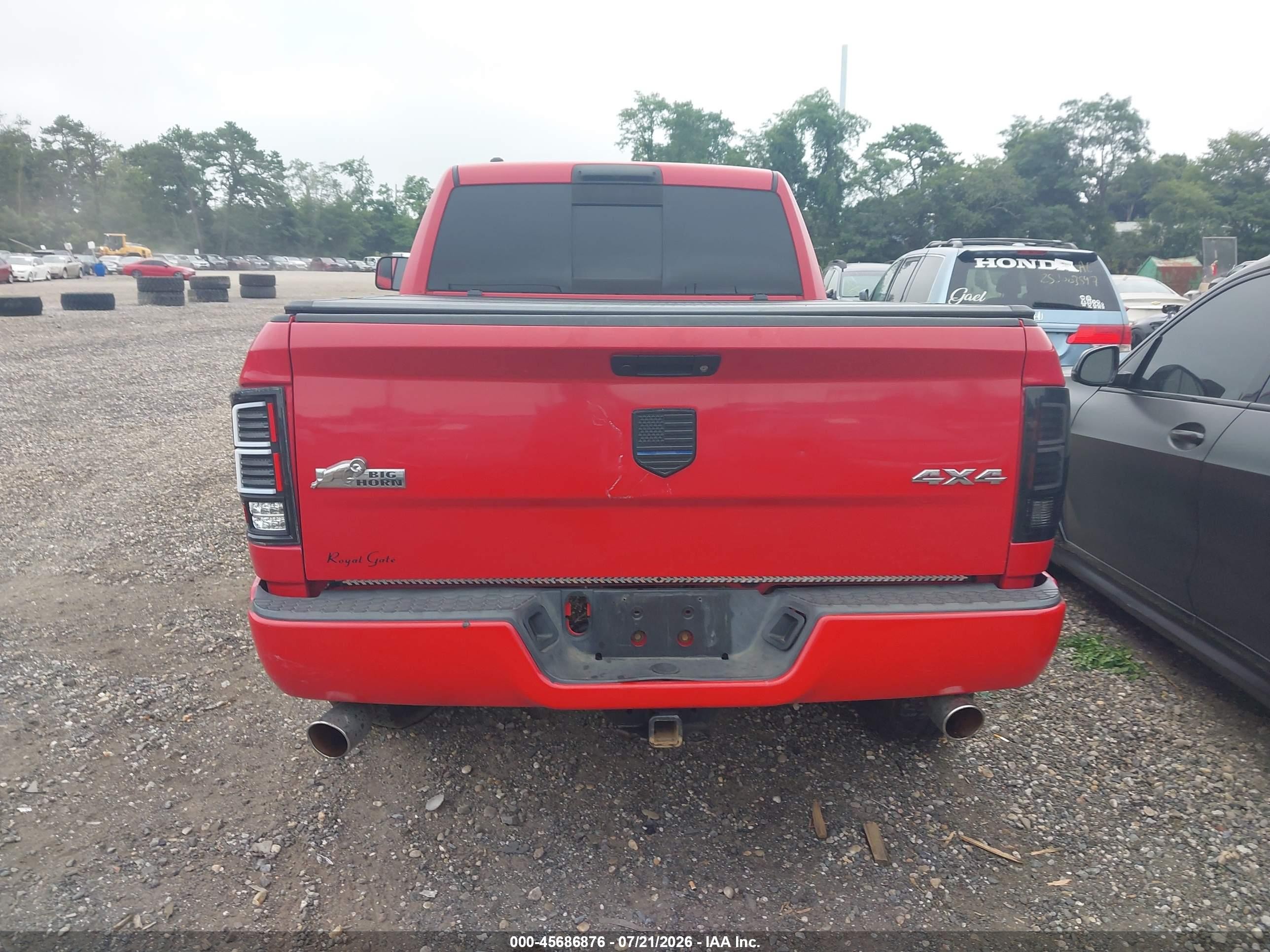 2013 Ram 1500 Express Red vin: 1C6RR7FTXDS668817