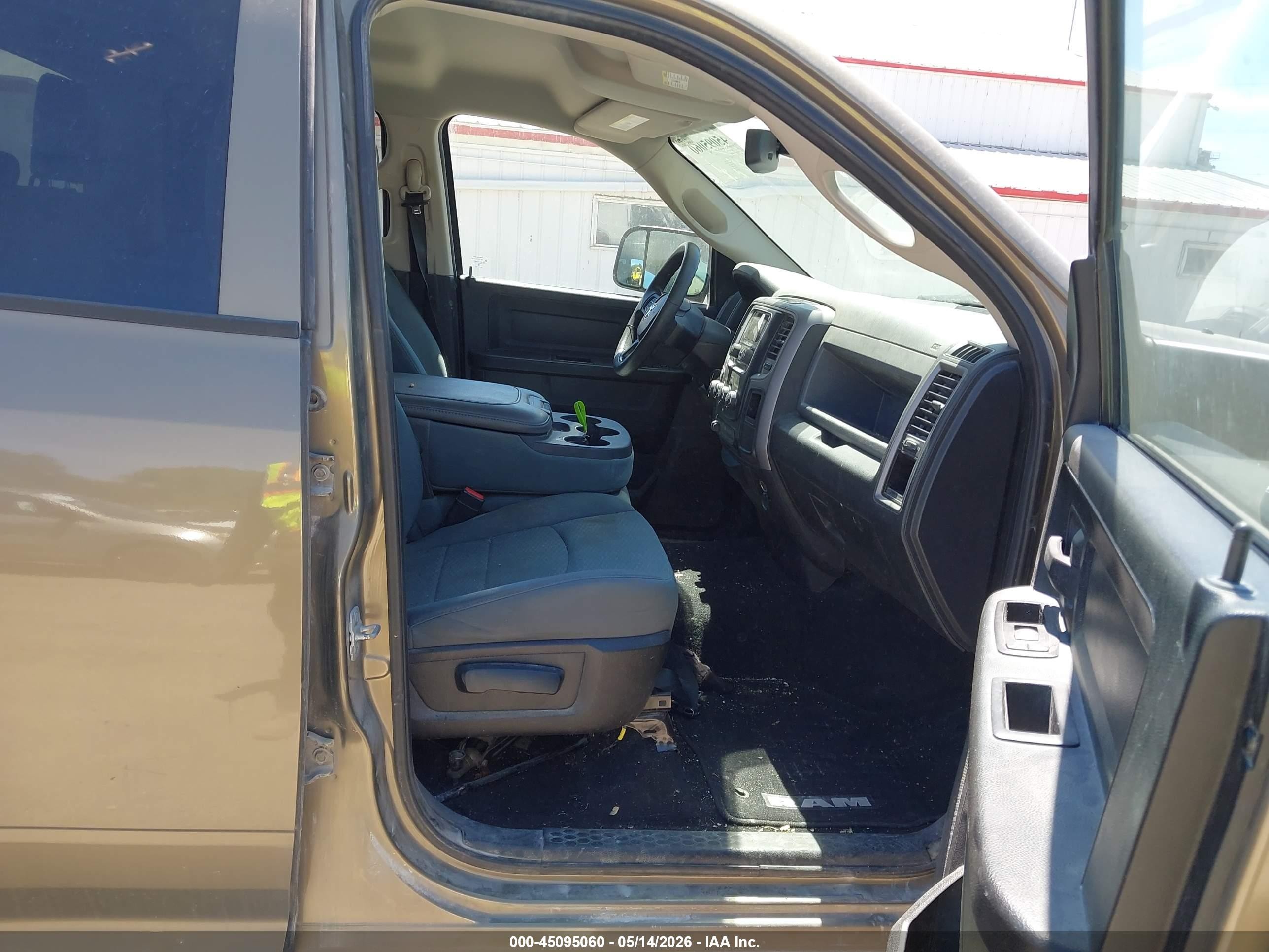 2014 Ram 1500 Tradesman Gray vin: 1C6RR7FTXES202709