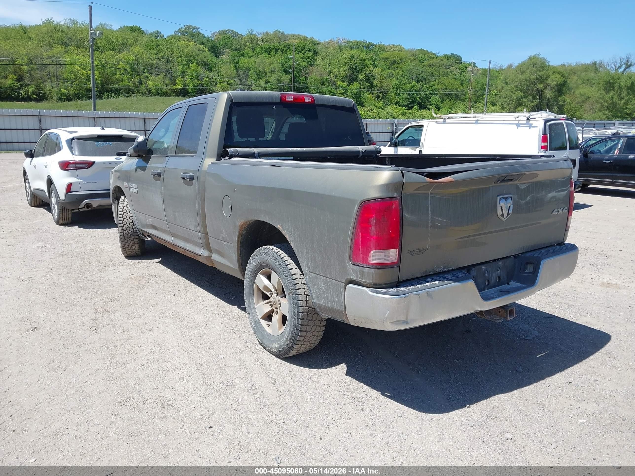 2014 Ram 1500 Tradesman Gray vin: 1C6RR7FTXES202709