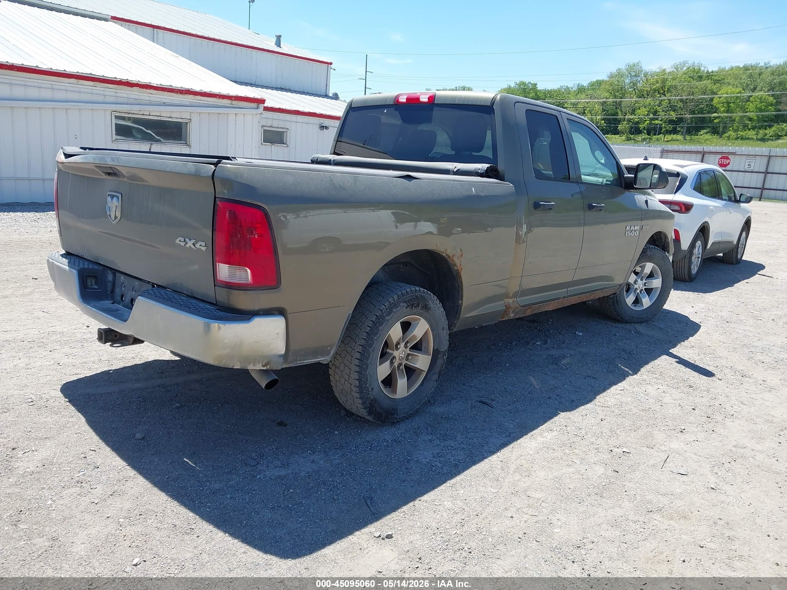 2014 Ram 1500 Tradesman Gray vin: 1C6RR7FTXES202709
