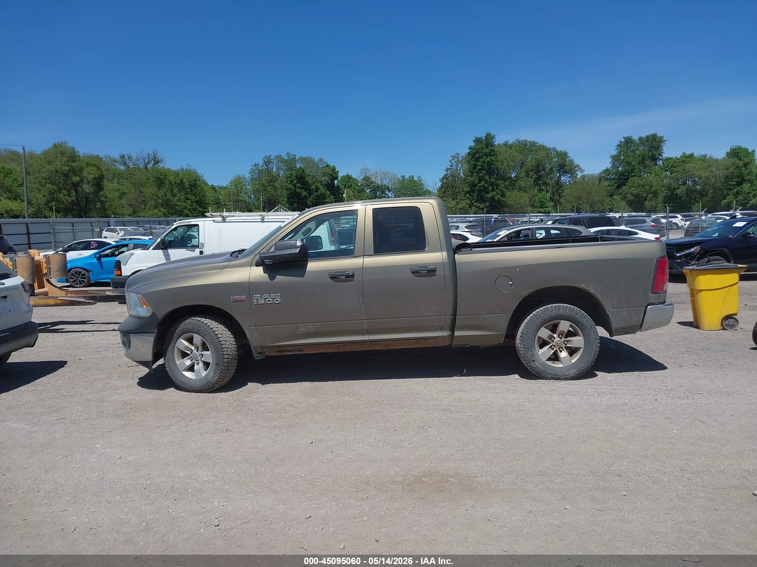 2014 Ram 1500 Tradesman Gray vin: 1C6RR7FTXES202709