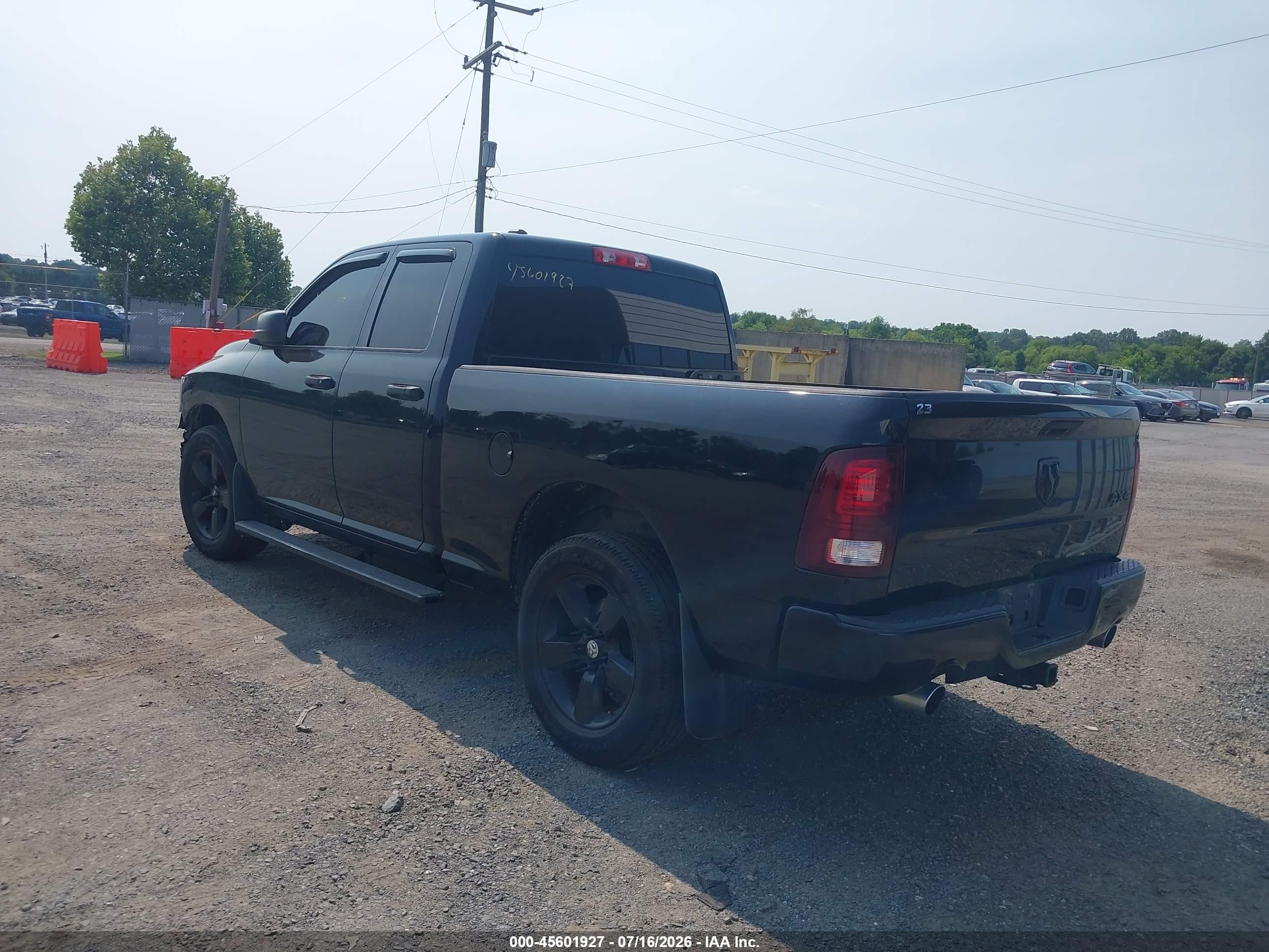 2014 Ram 1500 Express Черный vin: 1C6RR7FTXES215041