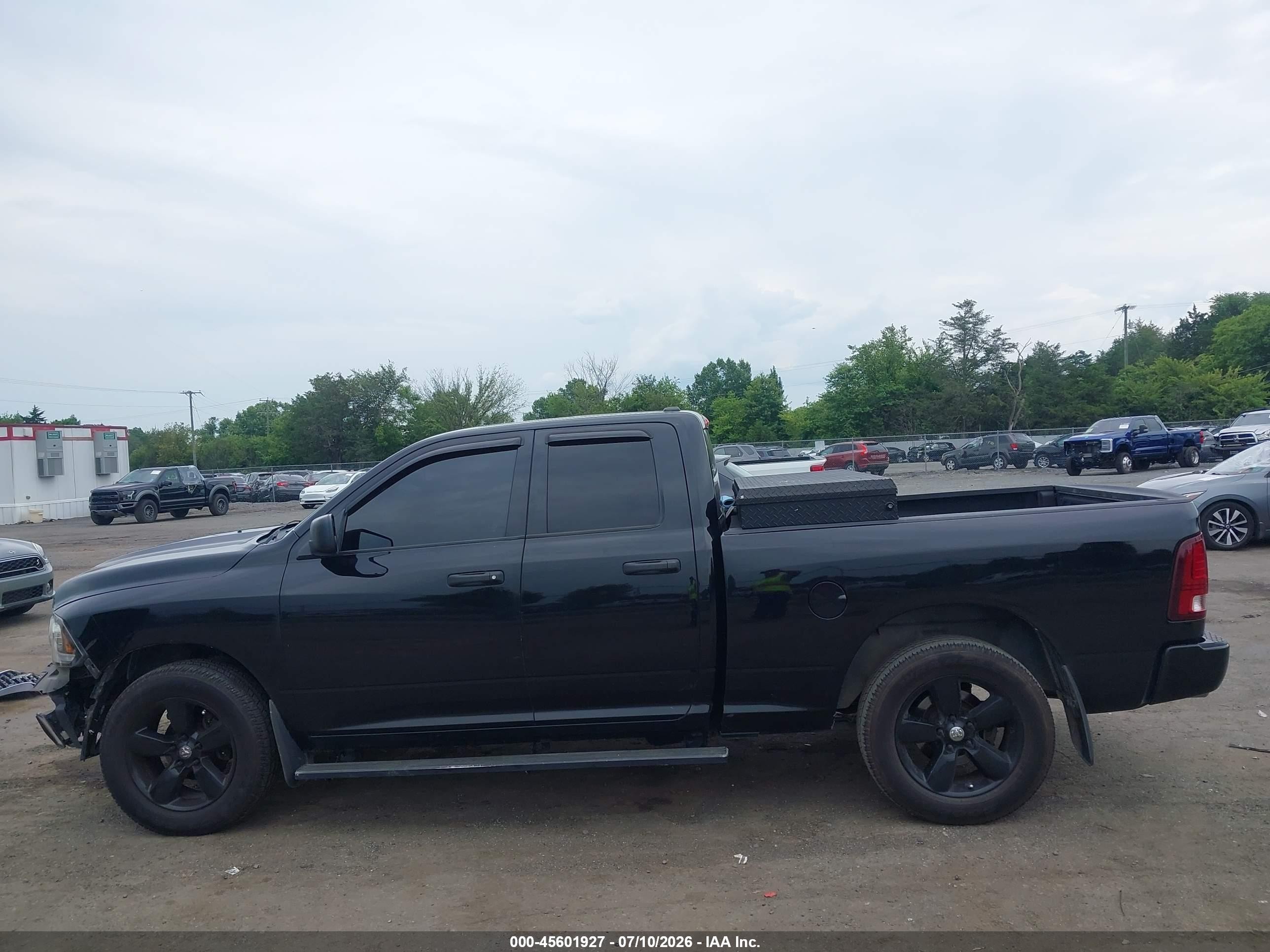 2014 Ram 1500 Express Черный vin: 1C6RR7FTXES215041