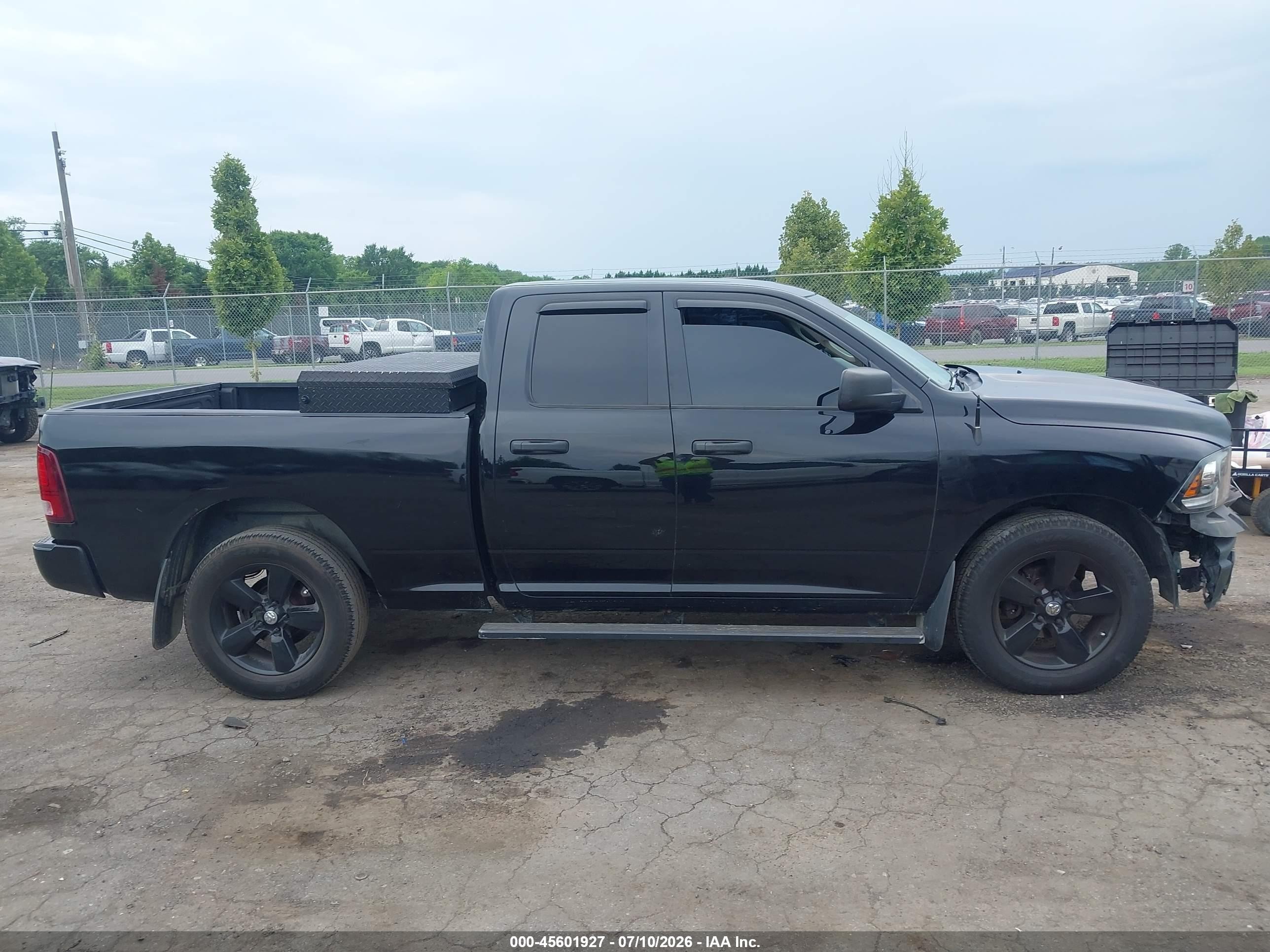 2014 Ram 1500 Express Черный vin: 1C6RR7FTXES215041