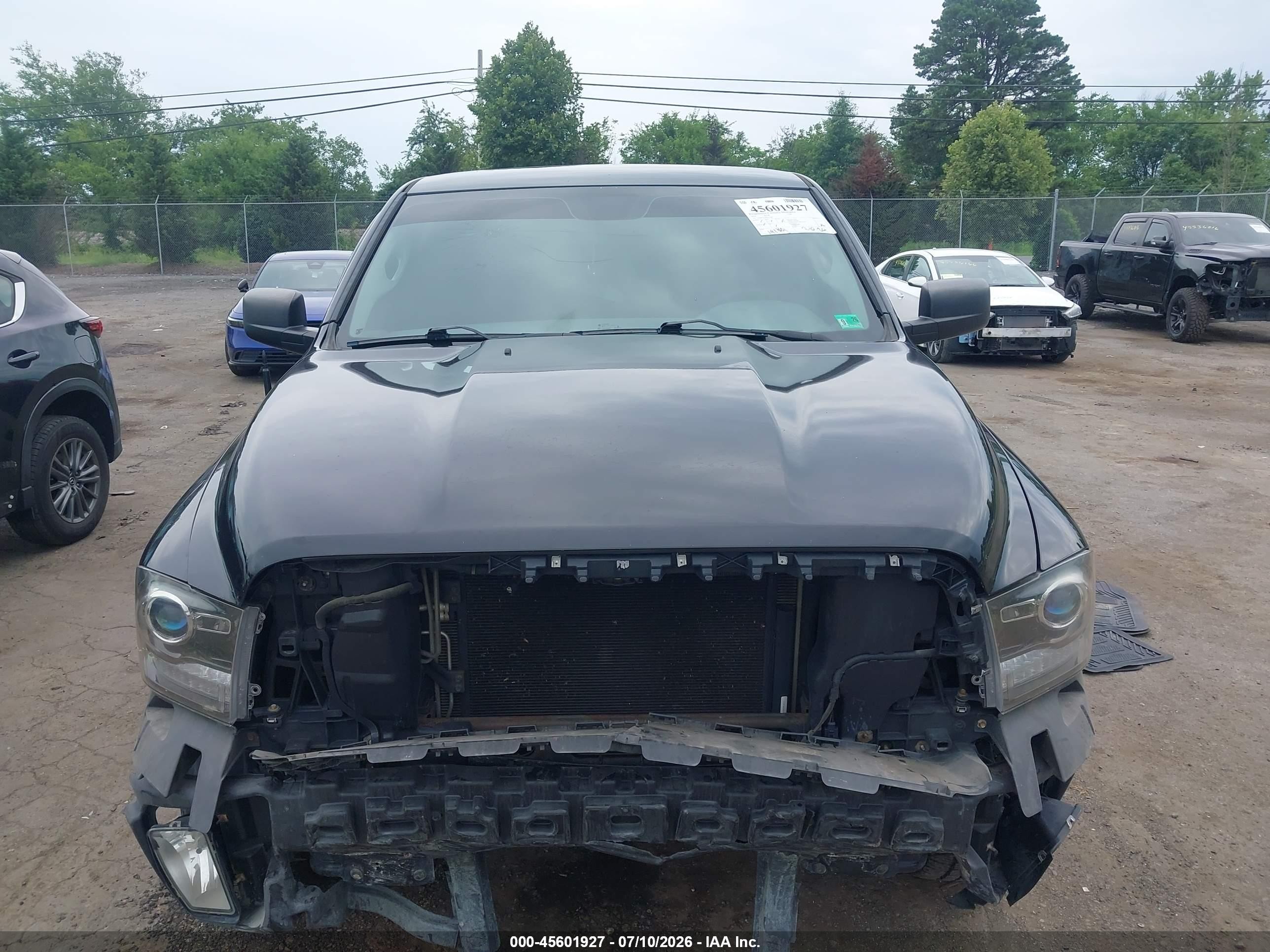 2014 Ram 1500 Express Черный vin: 1C6RR7FTXES215041