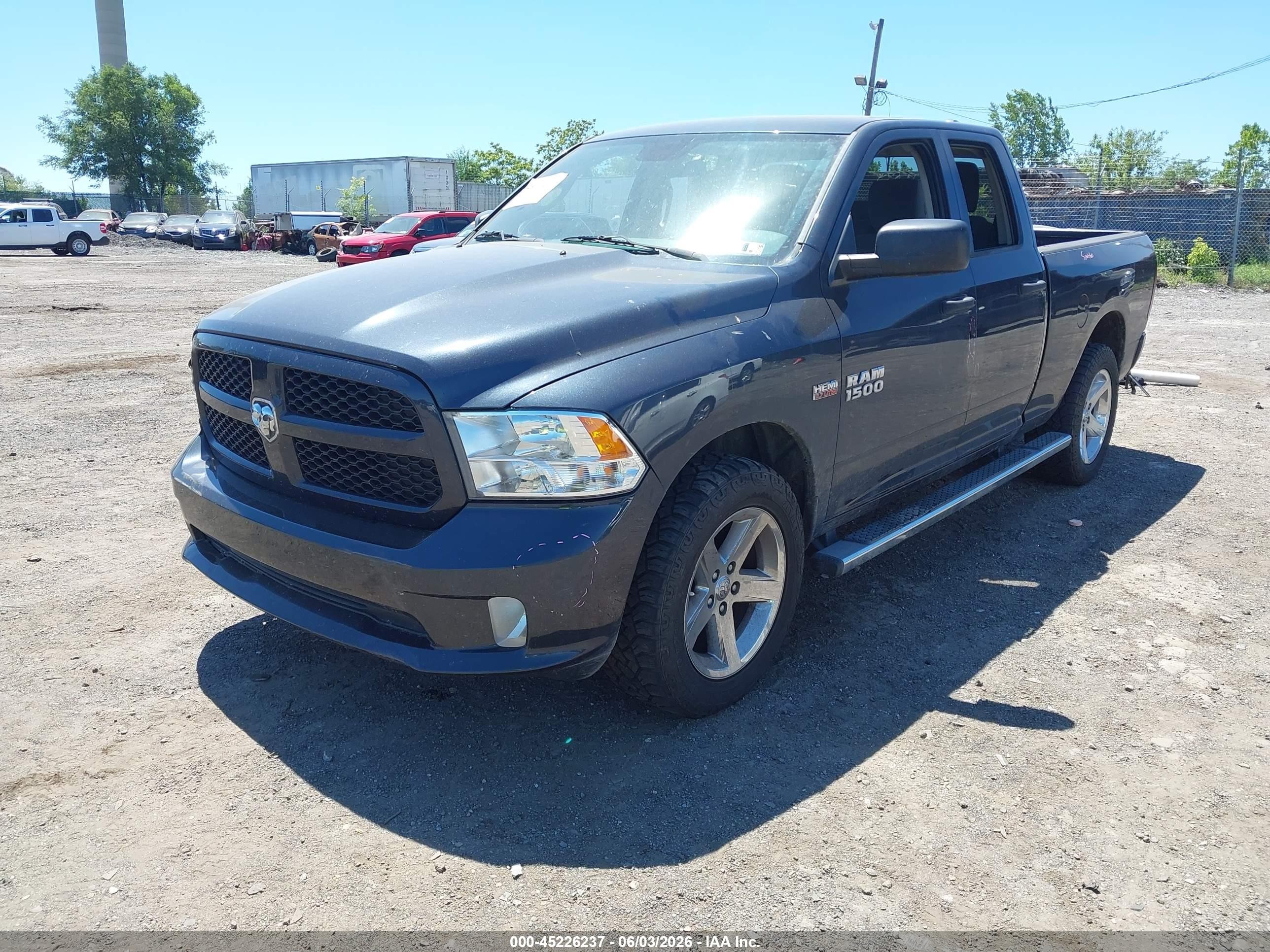 2014 Ram 1500 Express Black vin: 1C6RR7FTXES262814
