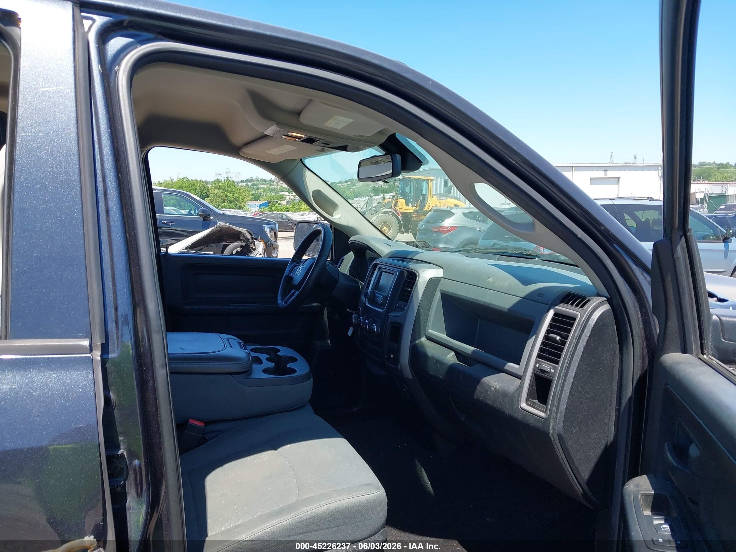 2014 Ram 1500 Express Black vin: 1C6RR7FTXES262814