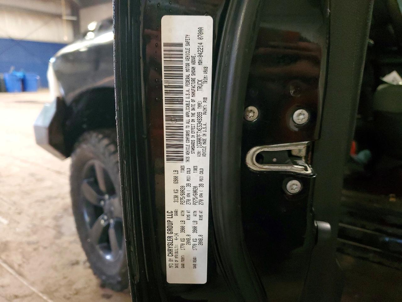2014 Ram 1500 St Black vin: 1C6RR7FTXES349399