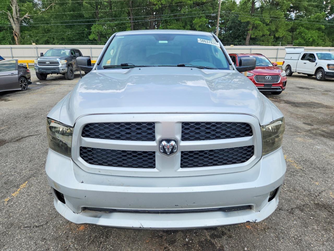 2014 Ram 1500 St Silver vin: 1C6RR7FTXES362637