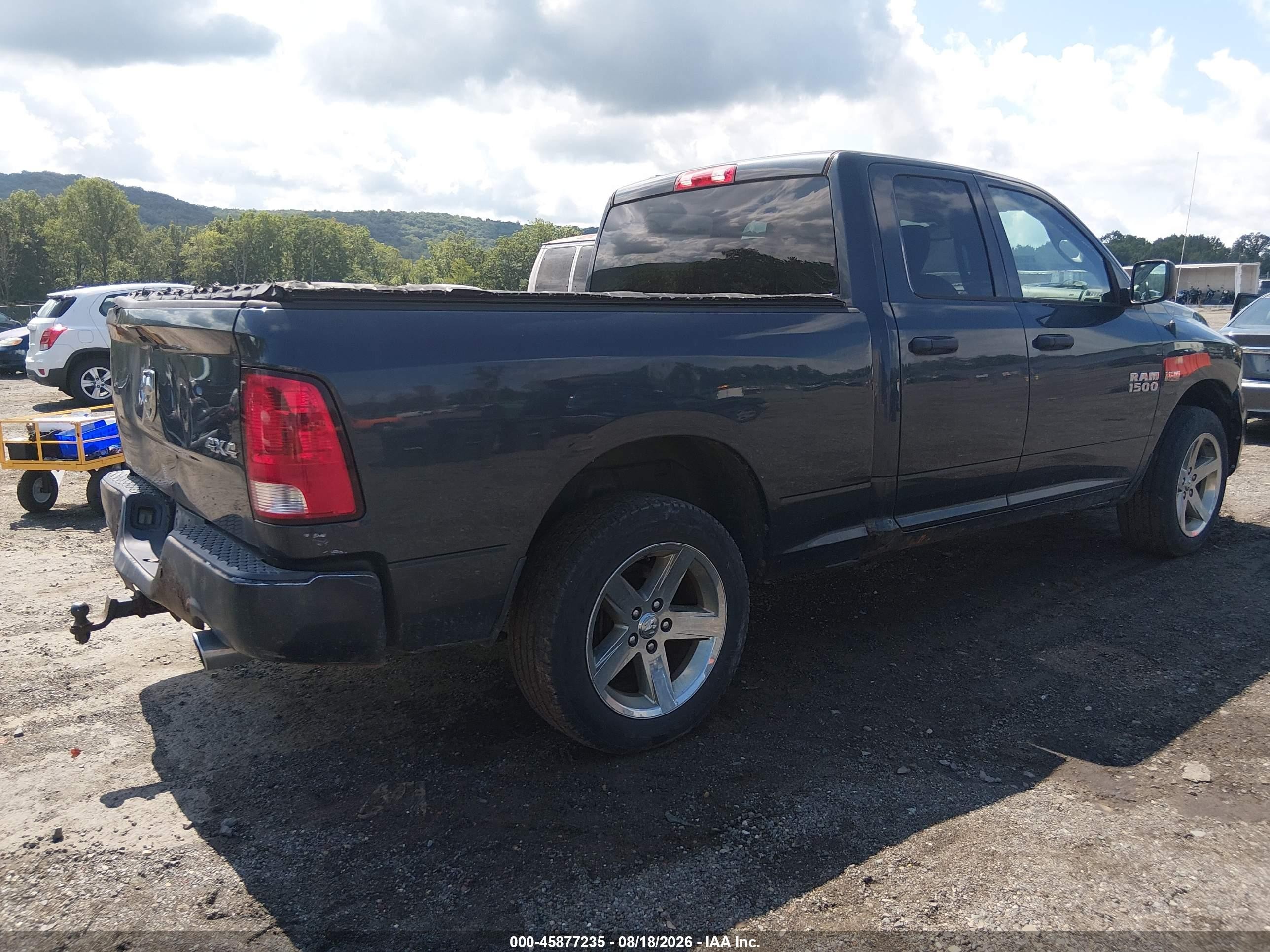 2014 Ram 1500 Express Blue vin: 1C6RR7FTXES427552