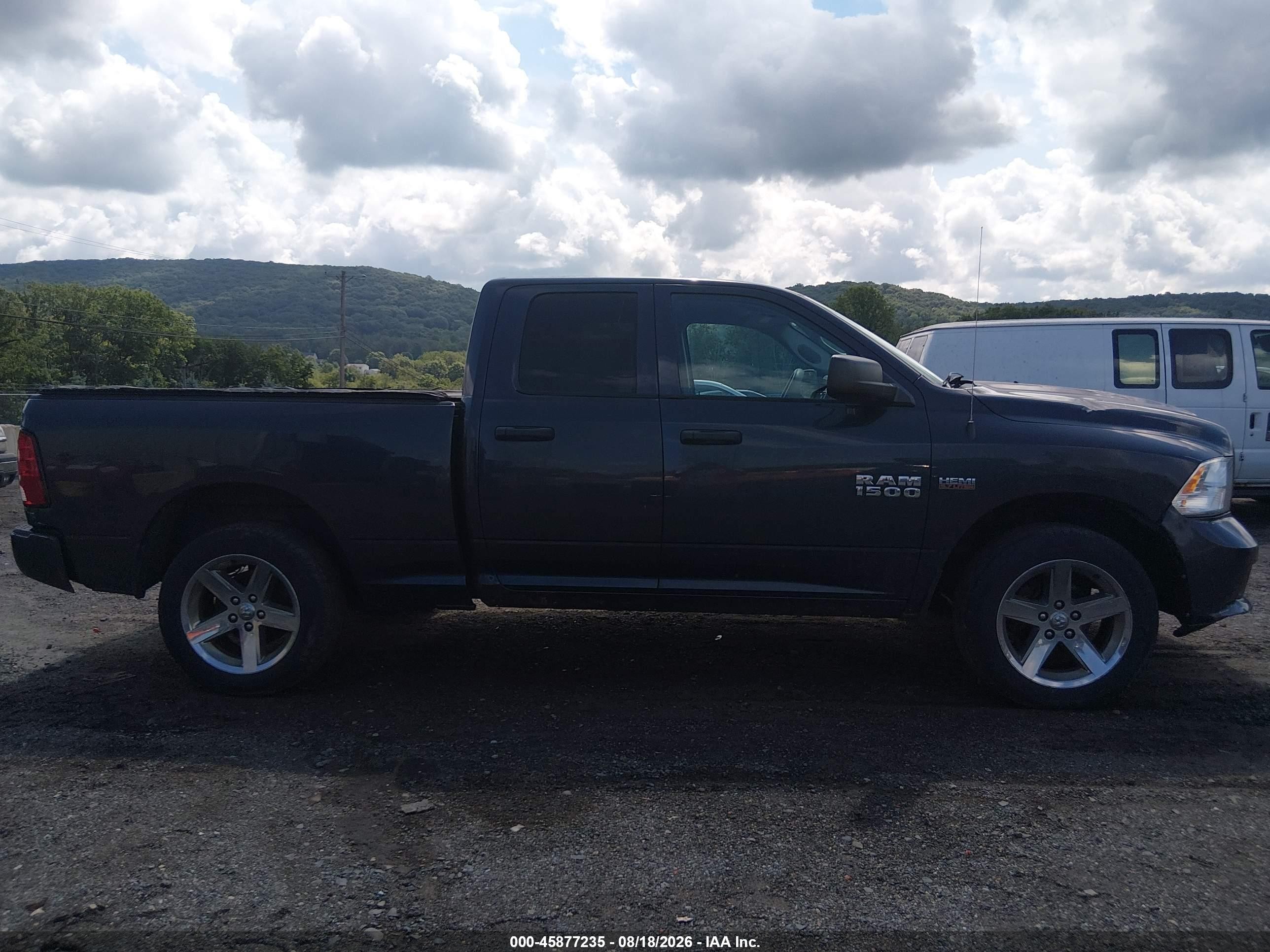 2014 Ram 1500 Express Blue vin: 1C6RR7FTXES427552