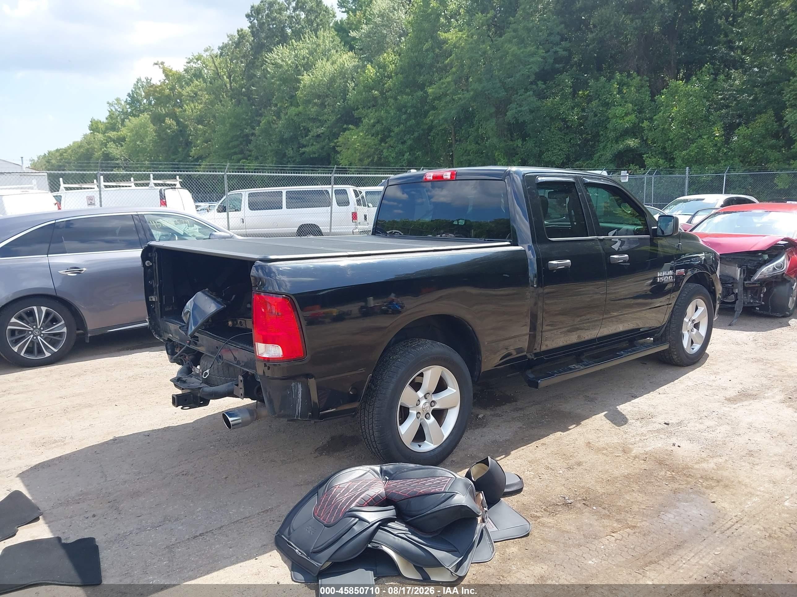2015 Ram 1500 Express Black vin: 1C6RR7FTXFS597315