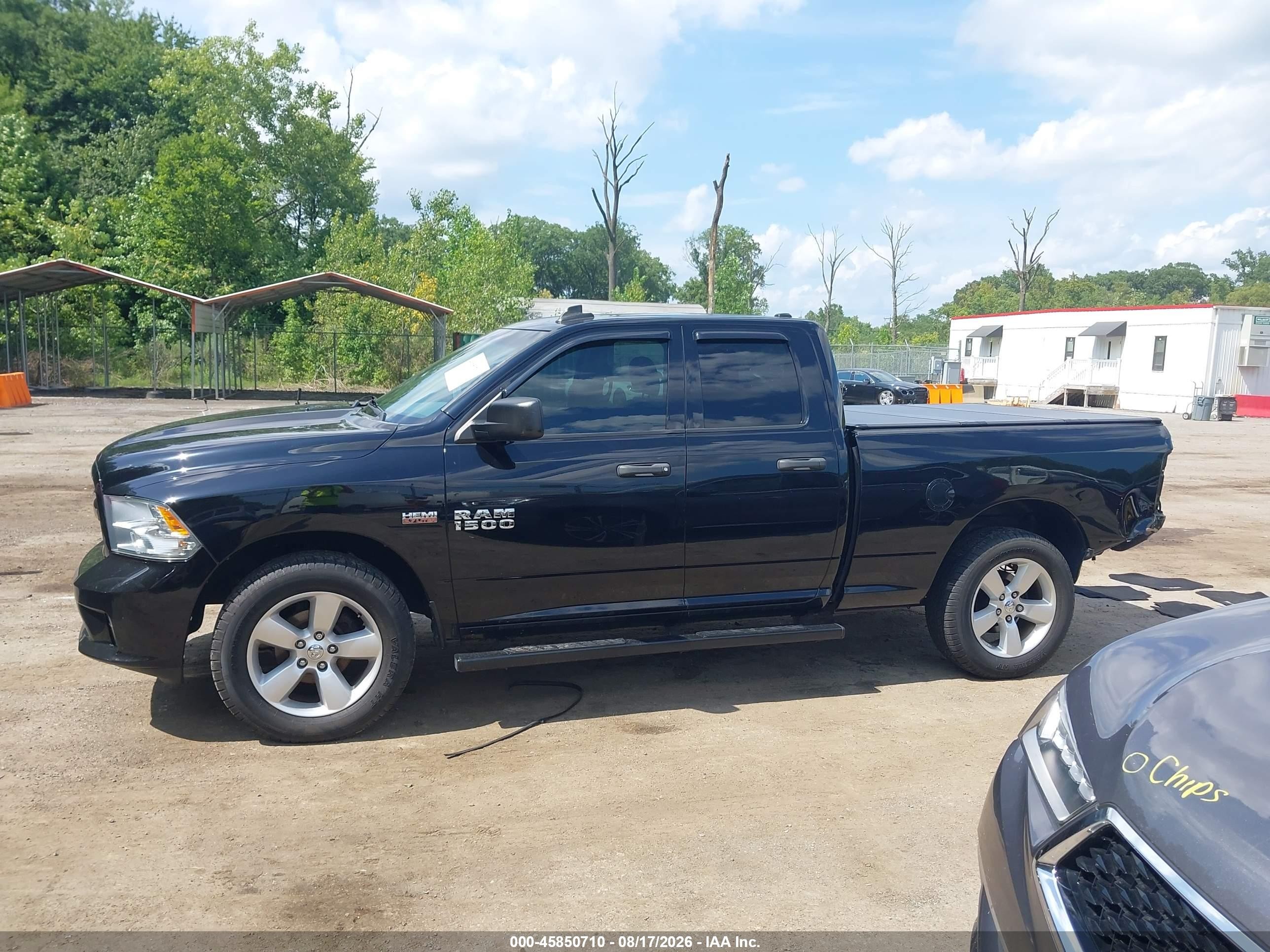 2015 Ram 1500 Express Black vin: 1C6RR7FTXFS597315