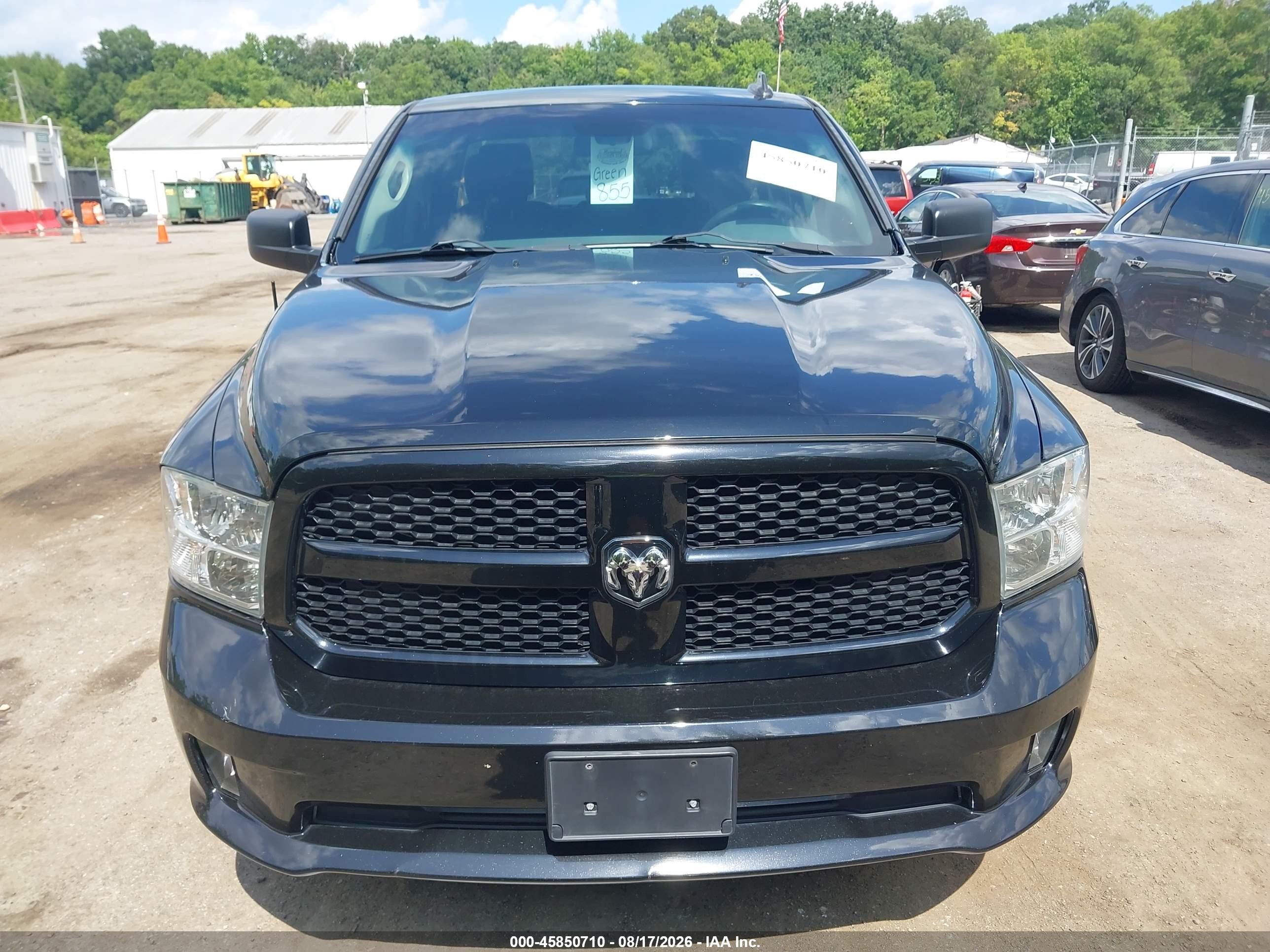 2015 Ram 1500 Express Black vin: 1C6RR7FTXFS597315