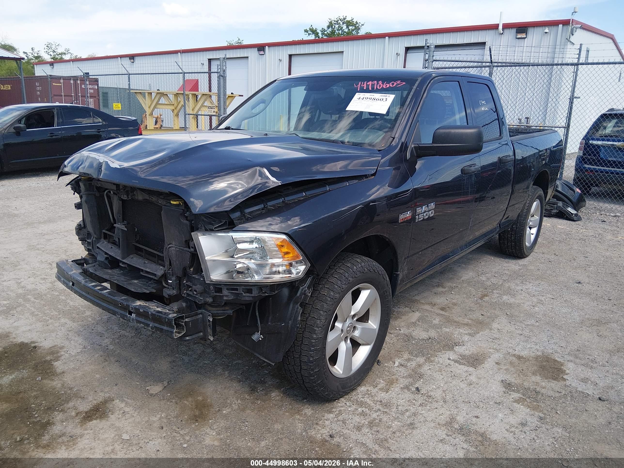 2015 Ram 1500 Express Серый vin: 1C6RR7FTXFS619524