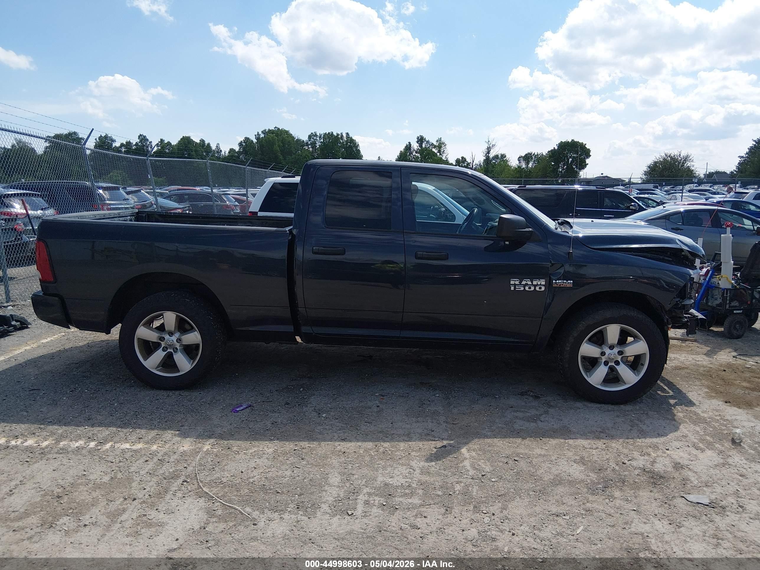 2015 Ram 1500 Express Серый vin: 1C6RR7FTXFS619524