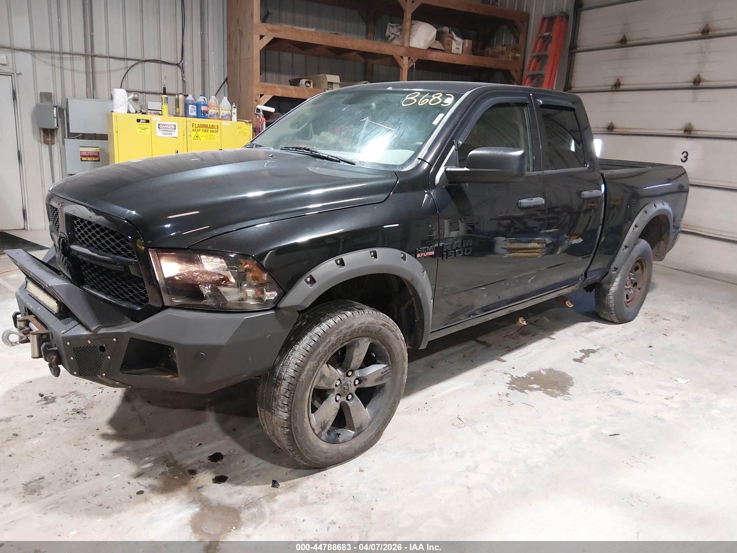 2015 Ram 1500 Express Черный vin: 1C6RR7FTXFS694546