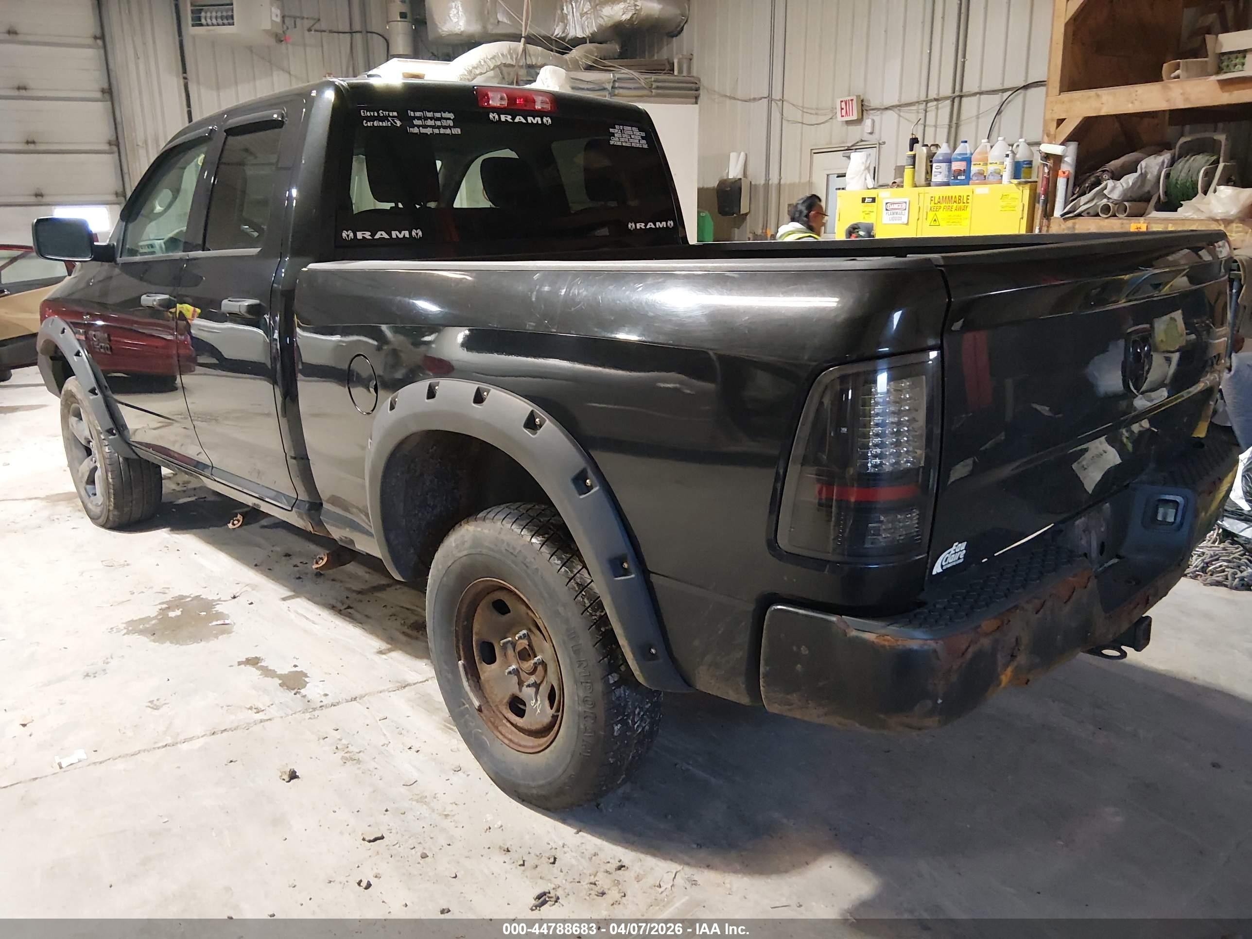 2015 Ram 1500 Express Черный vin: 1C6RR7FTXFS694546