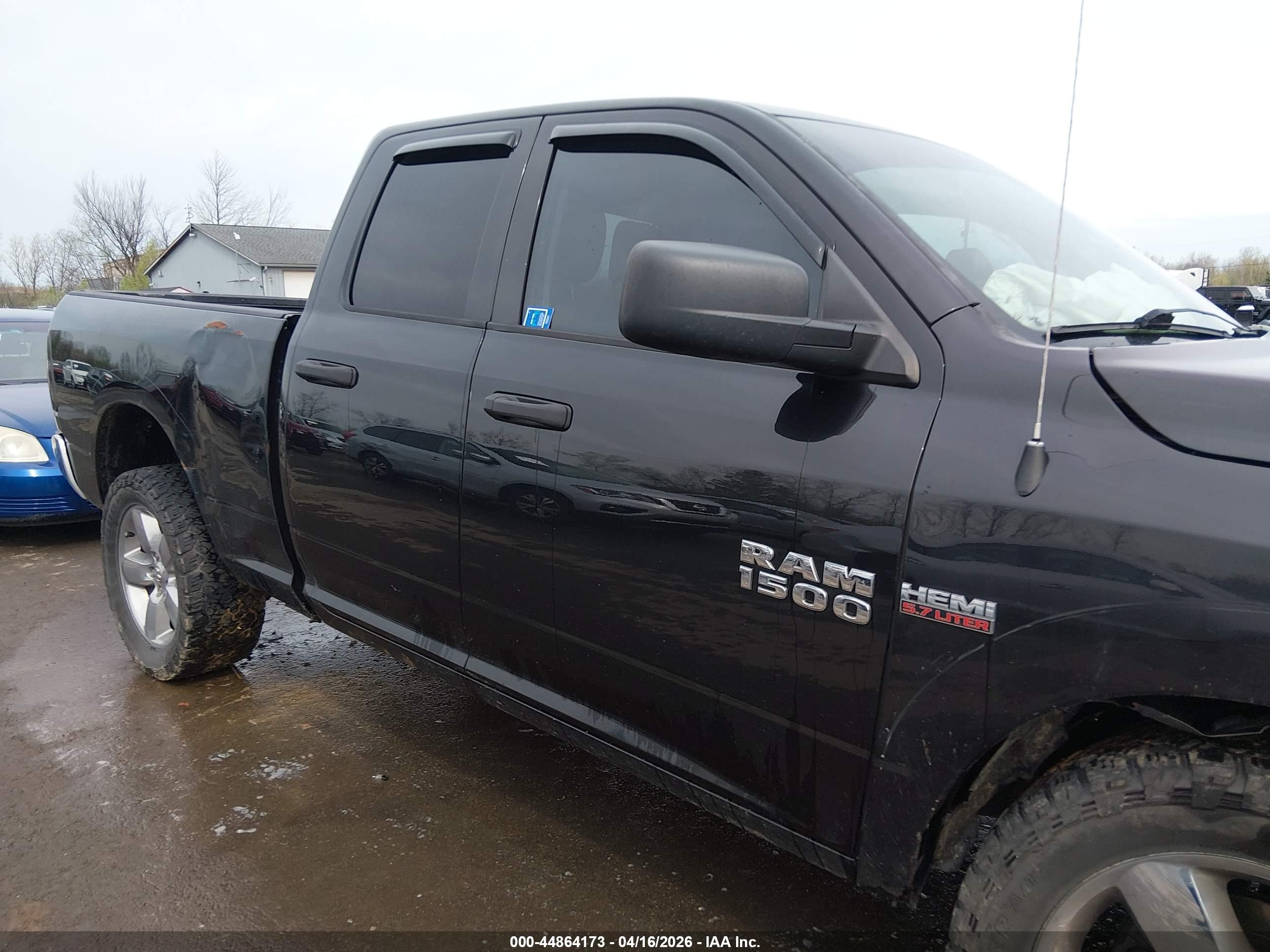 2015 Ram 1500   Черный vin: 1C6RR7FTXFS706324