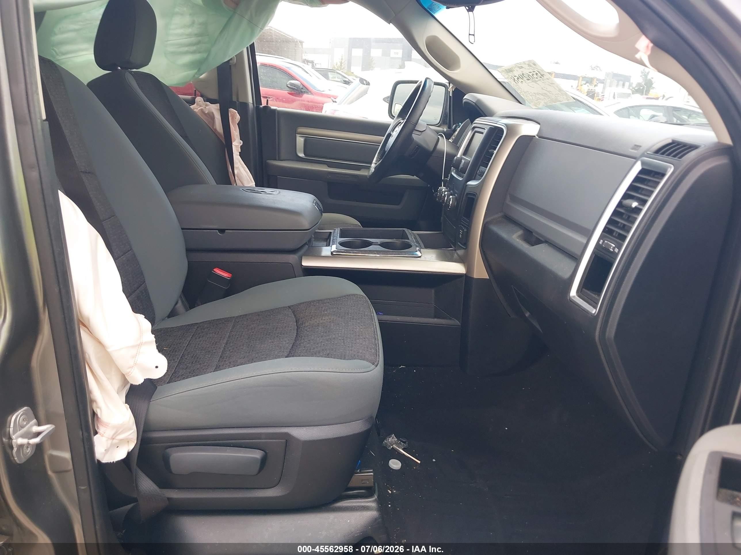 2013 Ram 1500 Slt Gray vin: 1C6RR7GG0DS637870