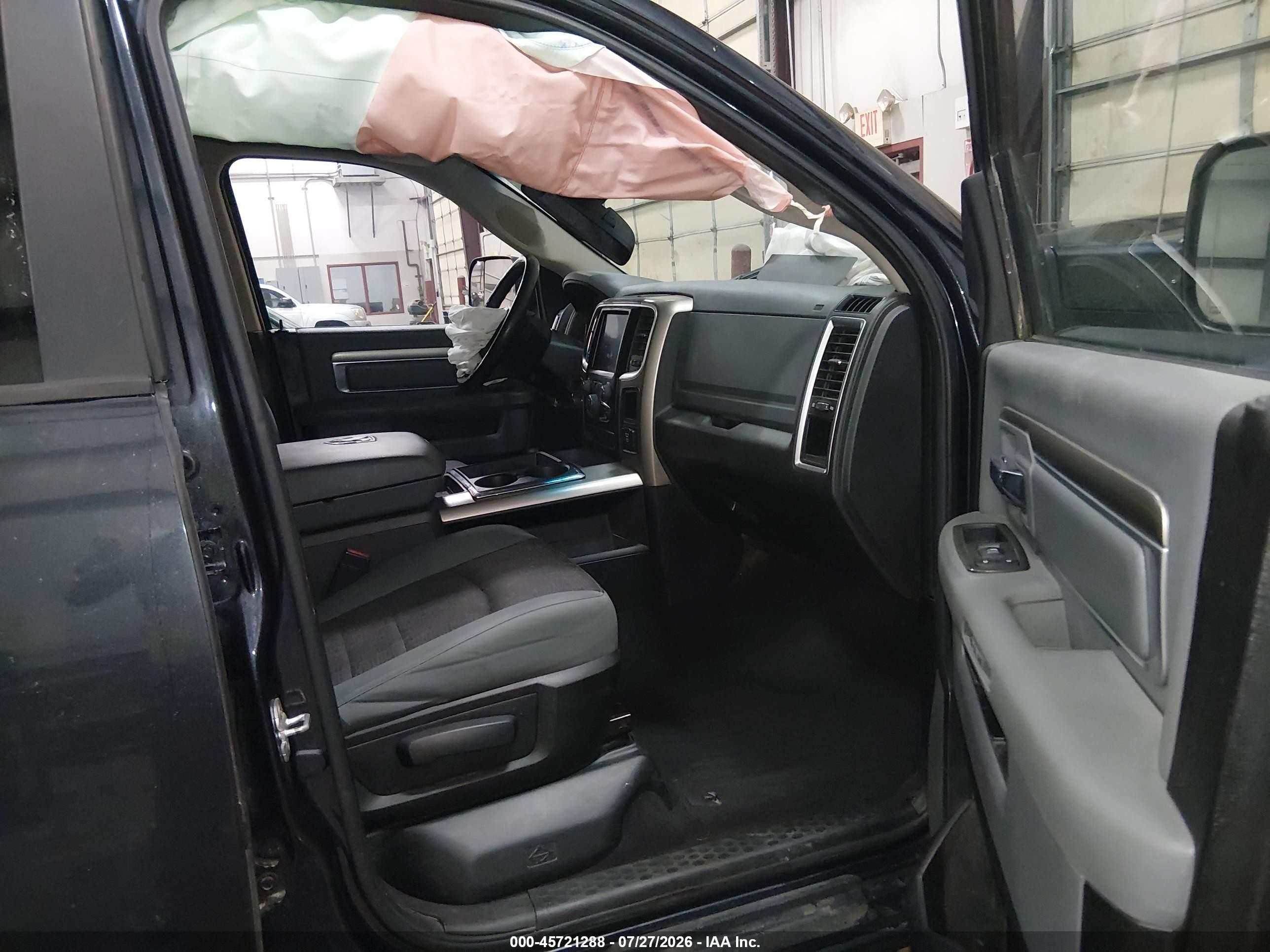 2013 Ram 1500 Slt Black vin: 1C6RR7GG0DS704791