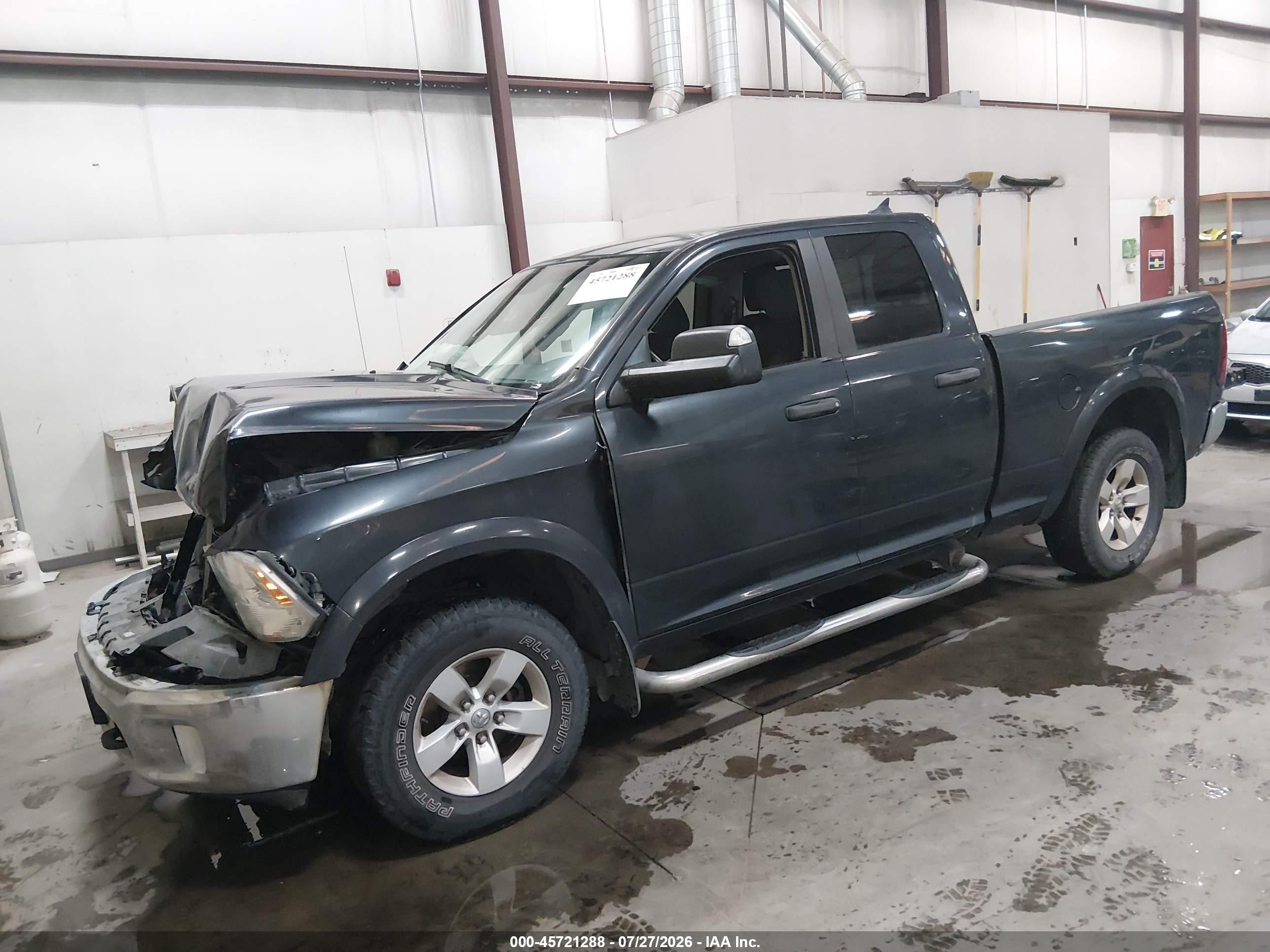 2013 Ram 1500 Slt Black vin: 1C6RR7GG0DS704791