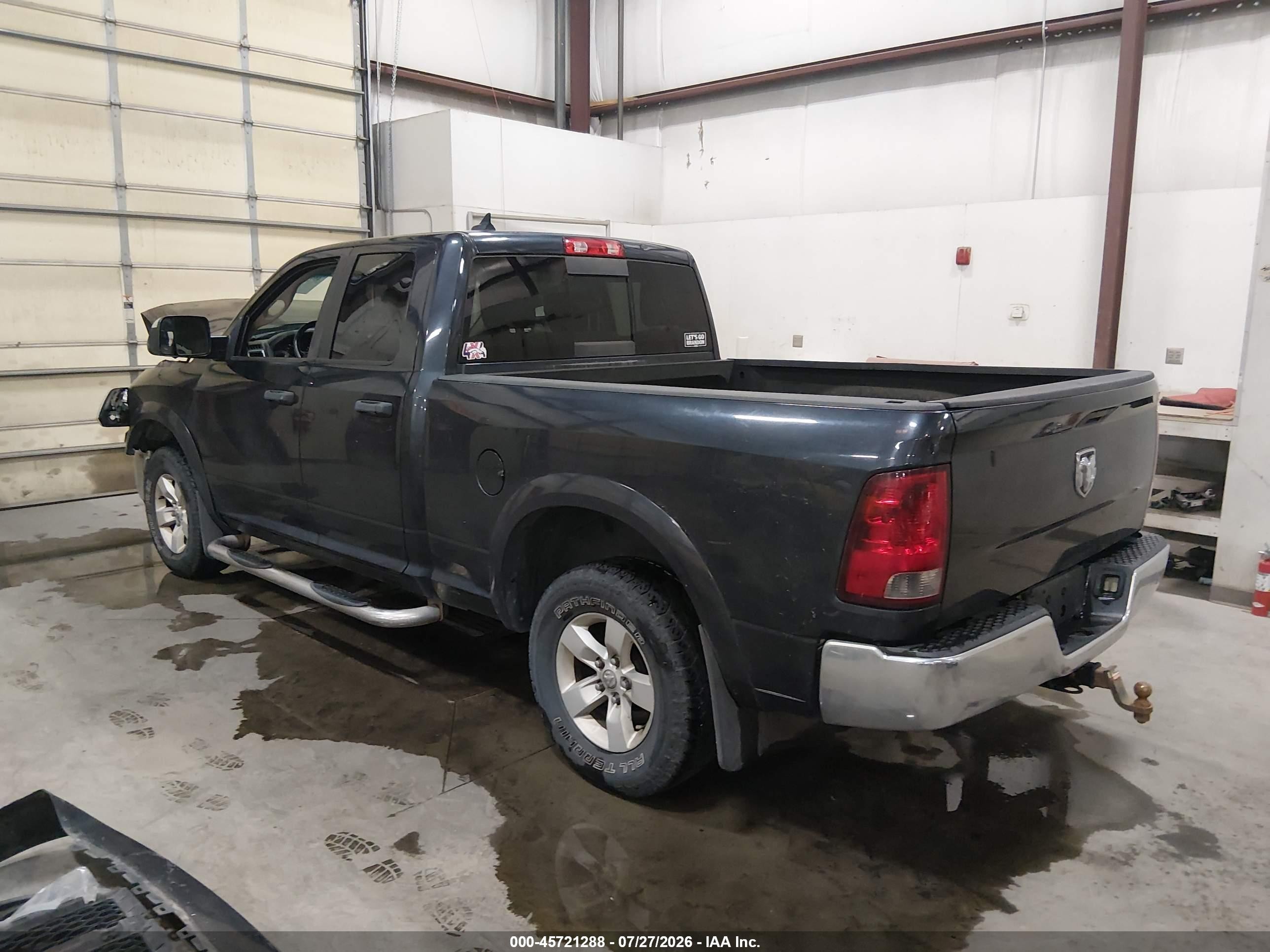 2013 Ram 1500 Slt Black vin: 1C6RR7GG0DS704791