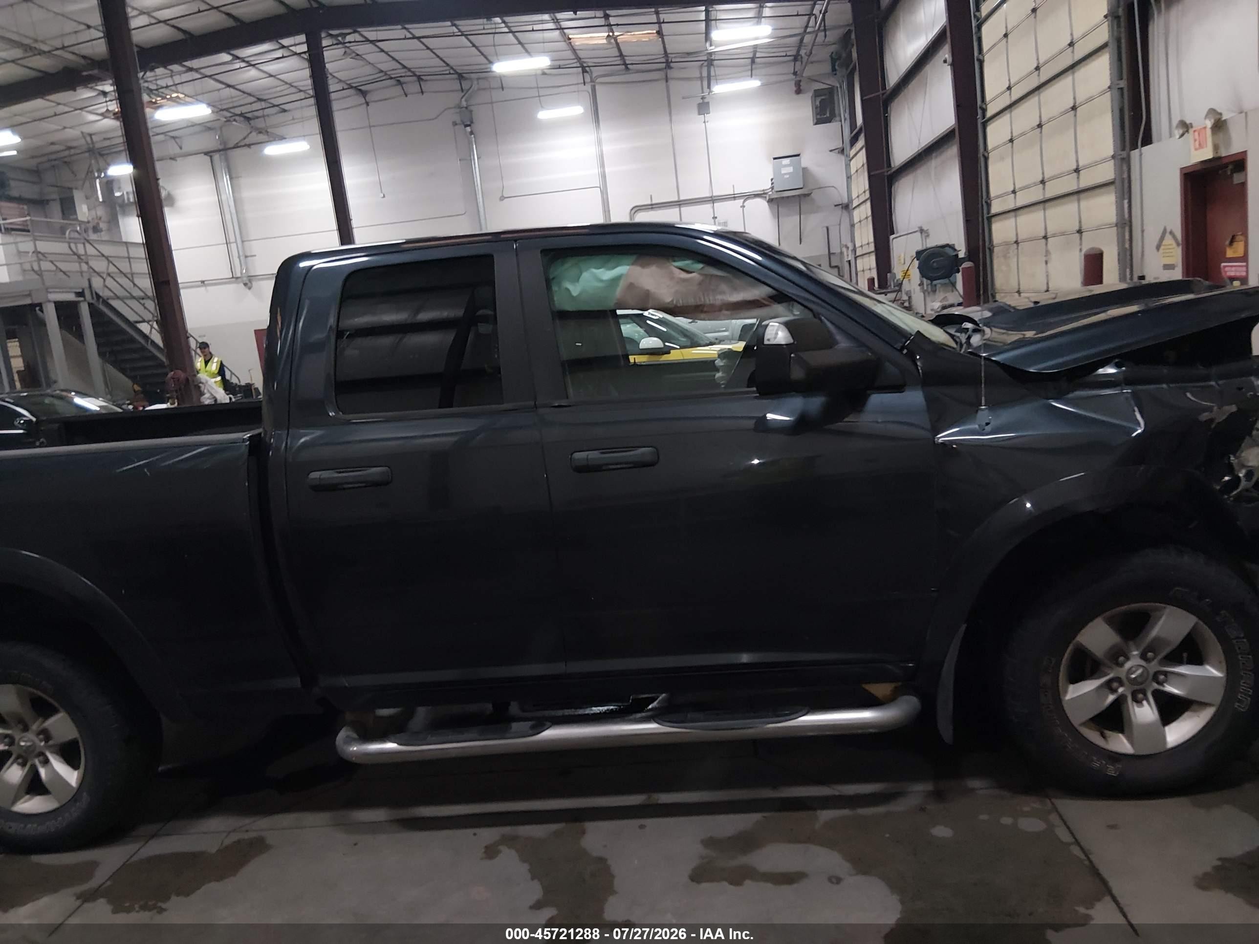 2013 Ram 1500 Slt Black vin: 1C6RR7GG0DS704791