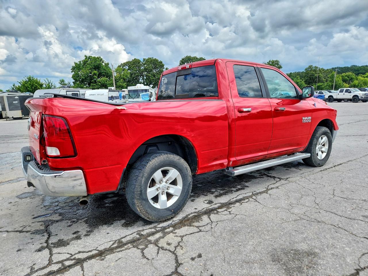 2014 Ram 1500 Slt Red vin: 1C6RR7GG0ES153506